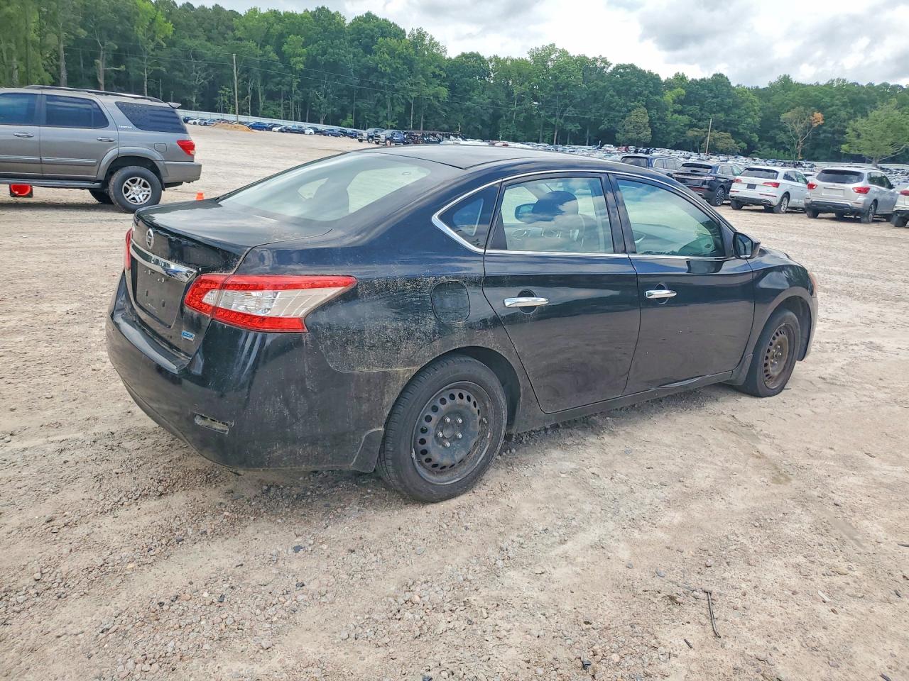 2014 Nissan Sentra S Black vin: 3N1AB7AP9EL680836