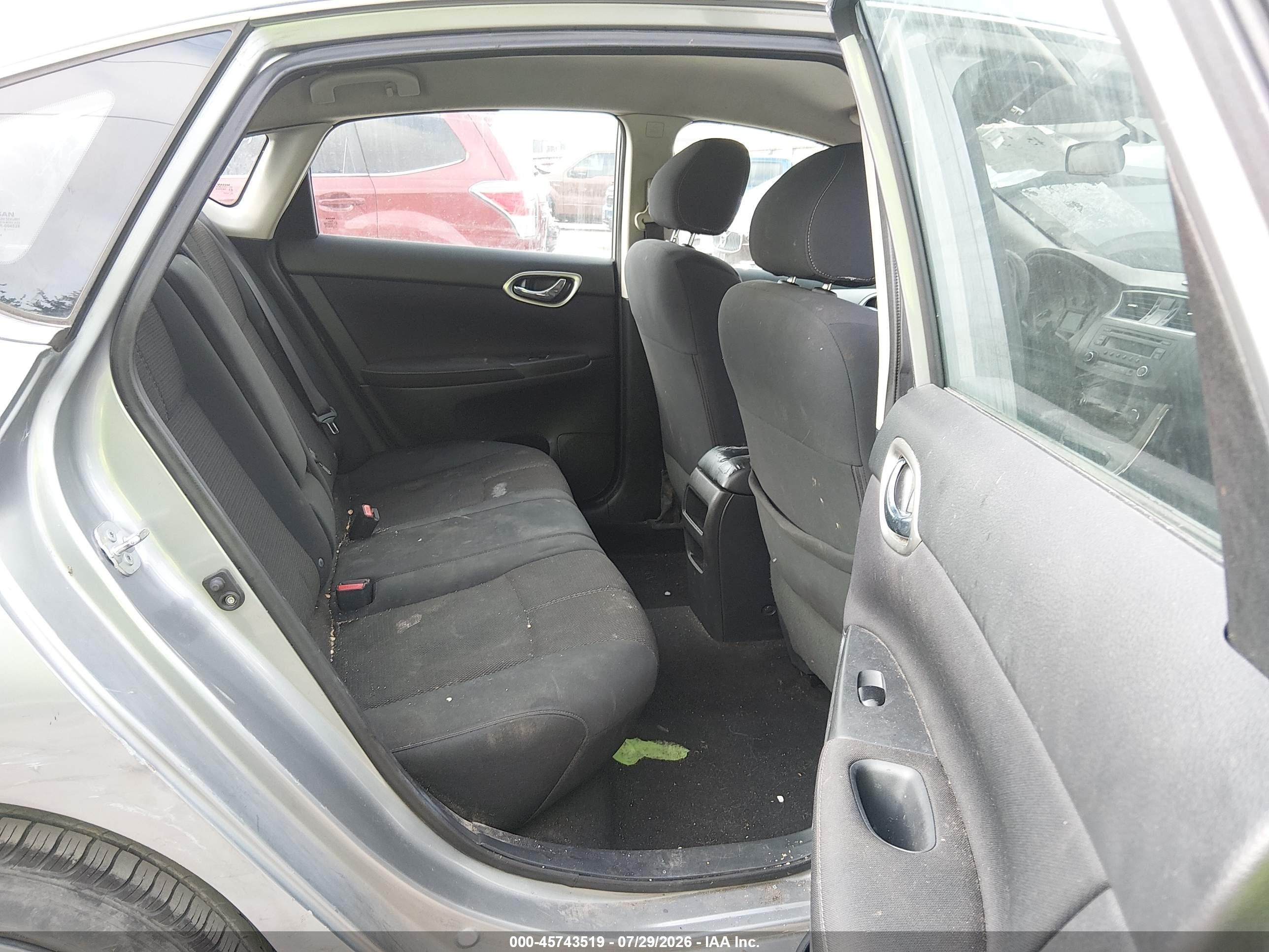 2014 Nissan Sentra S Silver vin: 3N1AB7AP9EL682196