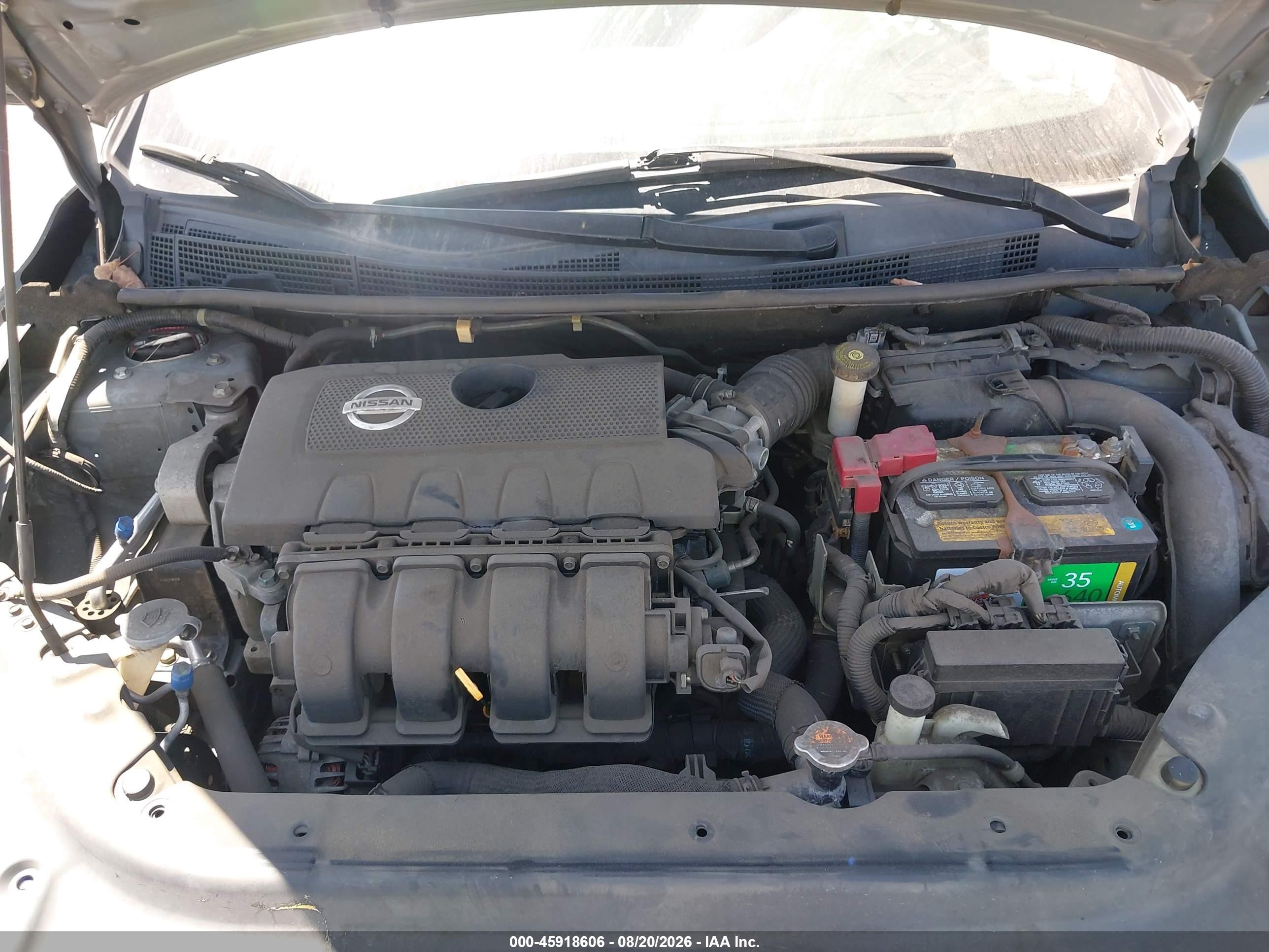 2014 Nissan Sentra S Silver vin: 3N1AB7AP9EL682893