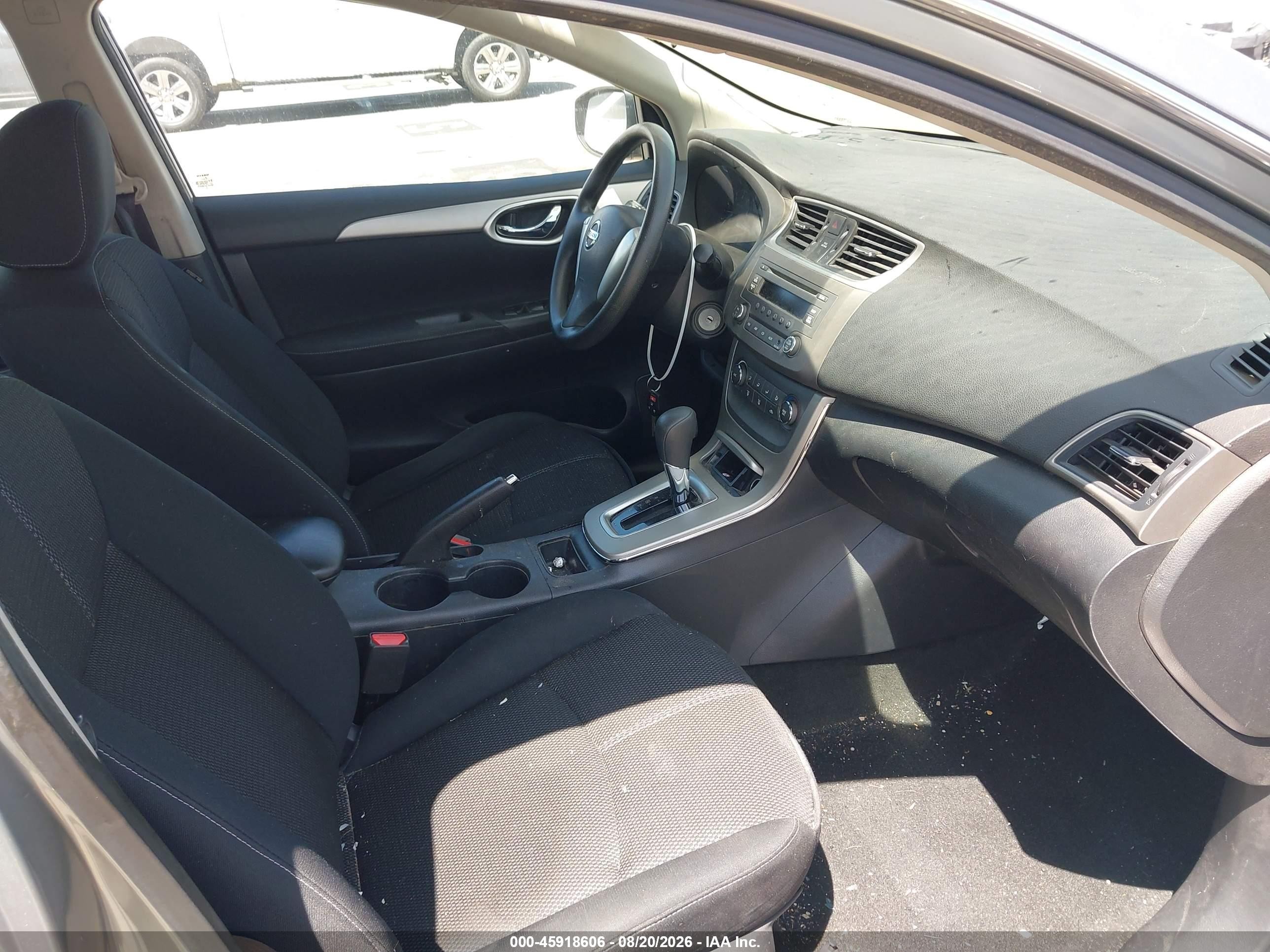2014 Nissan Sentra S Silver vin: 3N1AB7AP9EL682893
