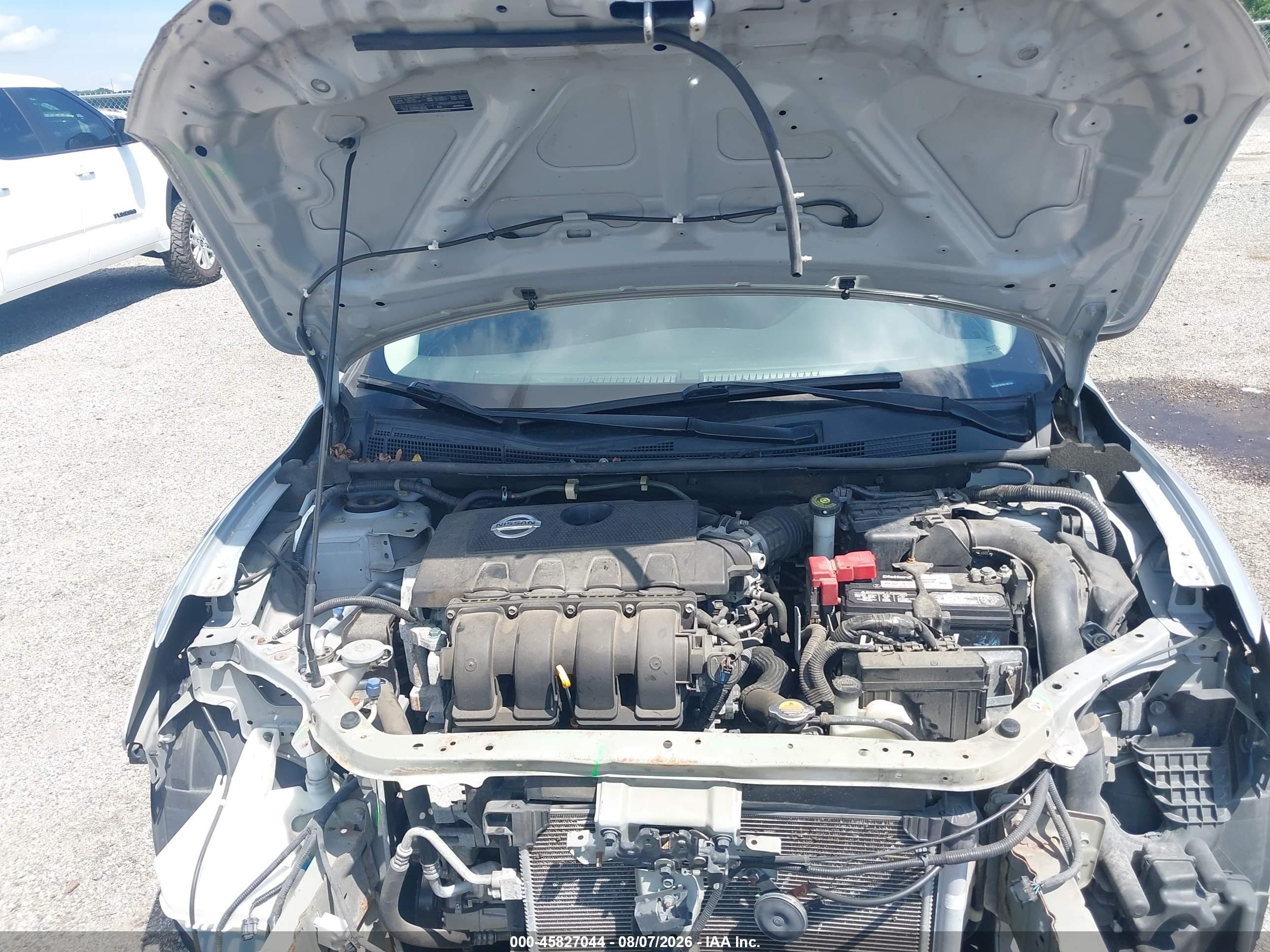 2014 Nissan Sentra Fe+ S/fe+ Sv/s/sl/sr/sv Серебряный vin: 3N1AB7AP9EL687124