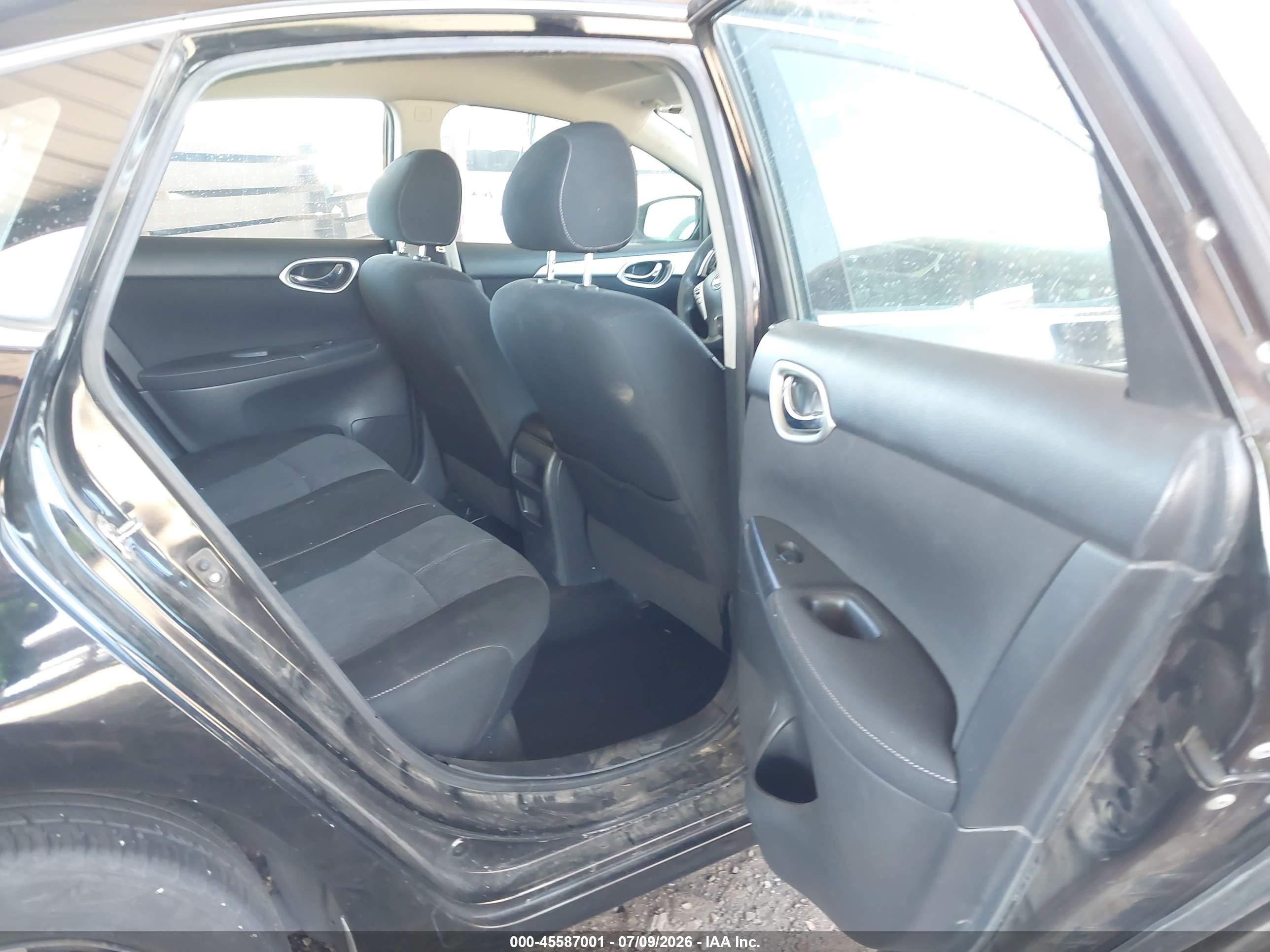 2014 Nissan Sentra Sv Black vin: 3N1AB7AP9EL696227