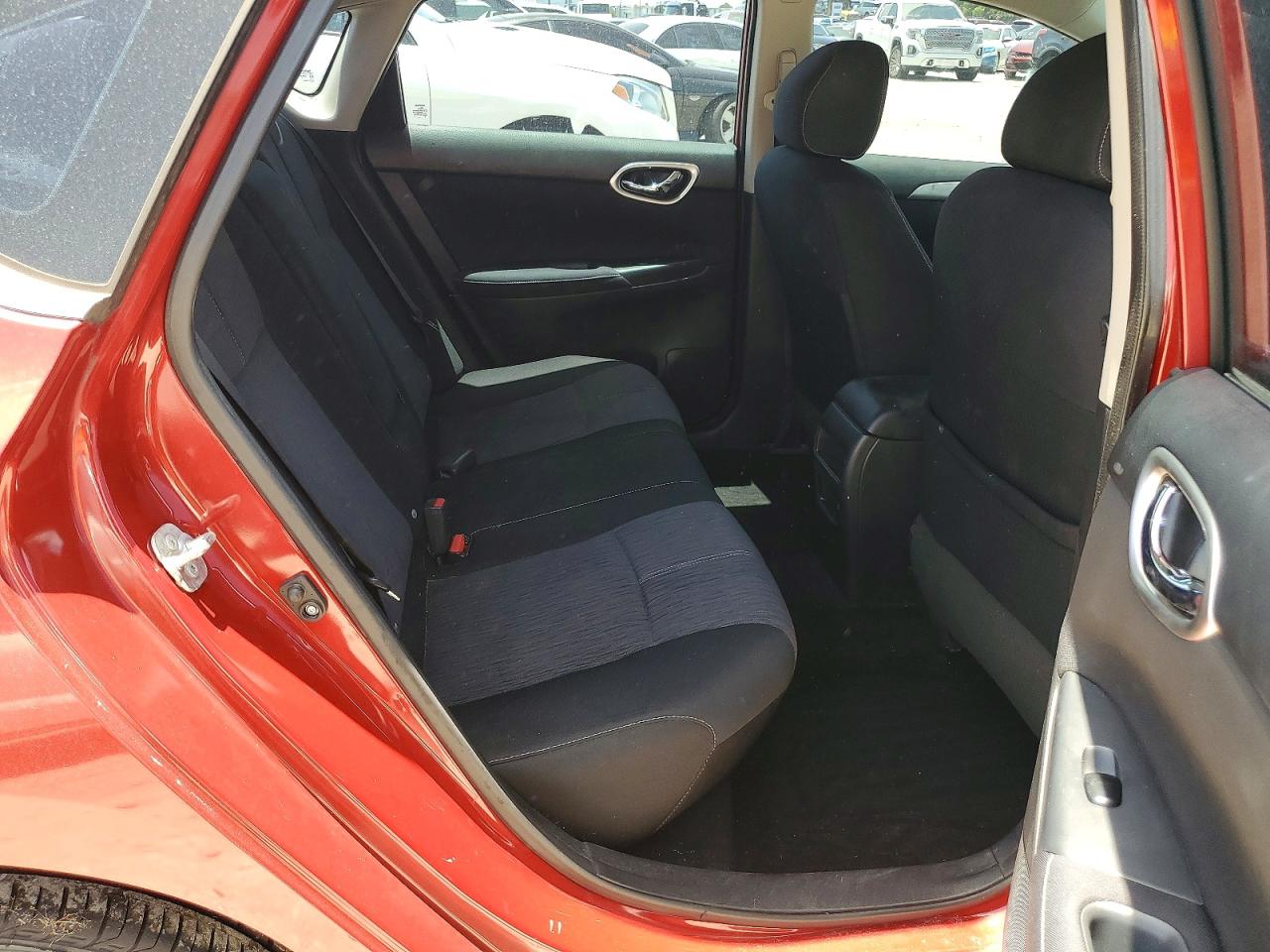 2014 Nissan Sentra Sv Red vin: 3N1AB7AP9EL698124