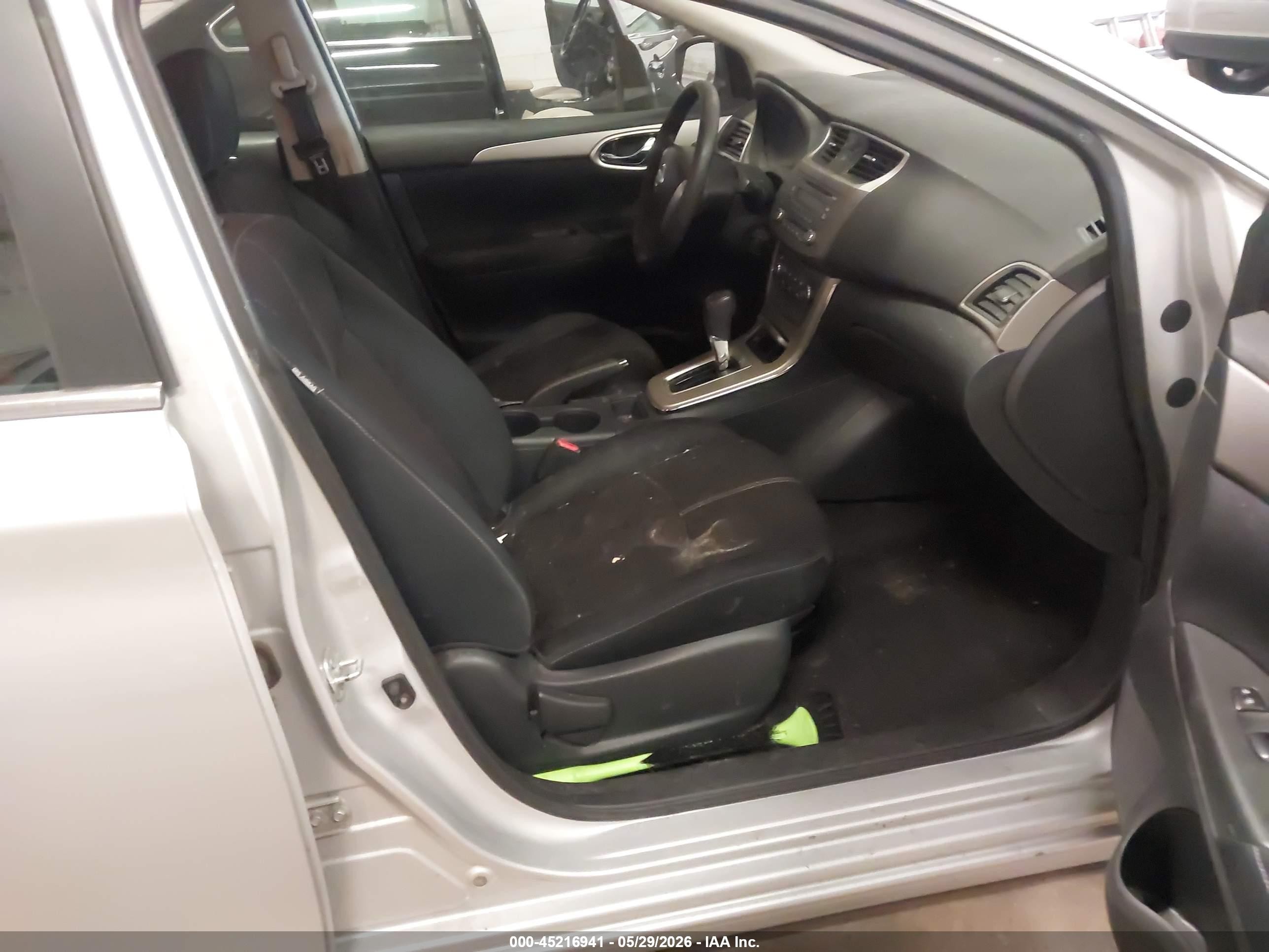 2014 Nissan Sentra S Silver vin: 3N1AB7AP9EY204282