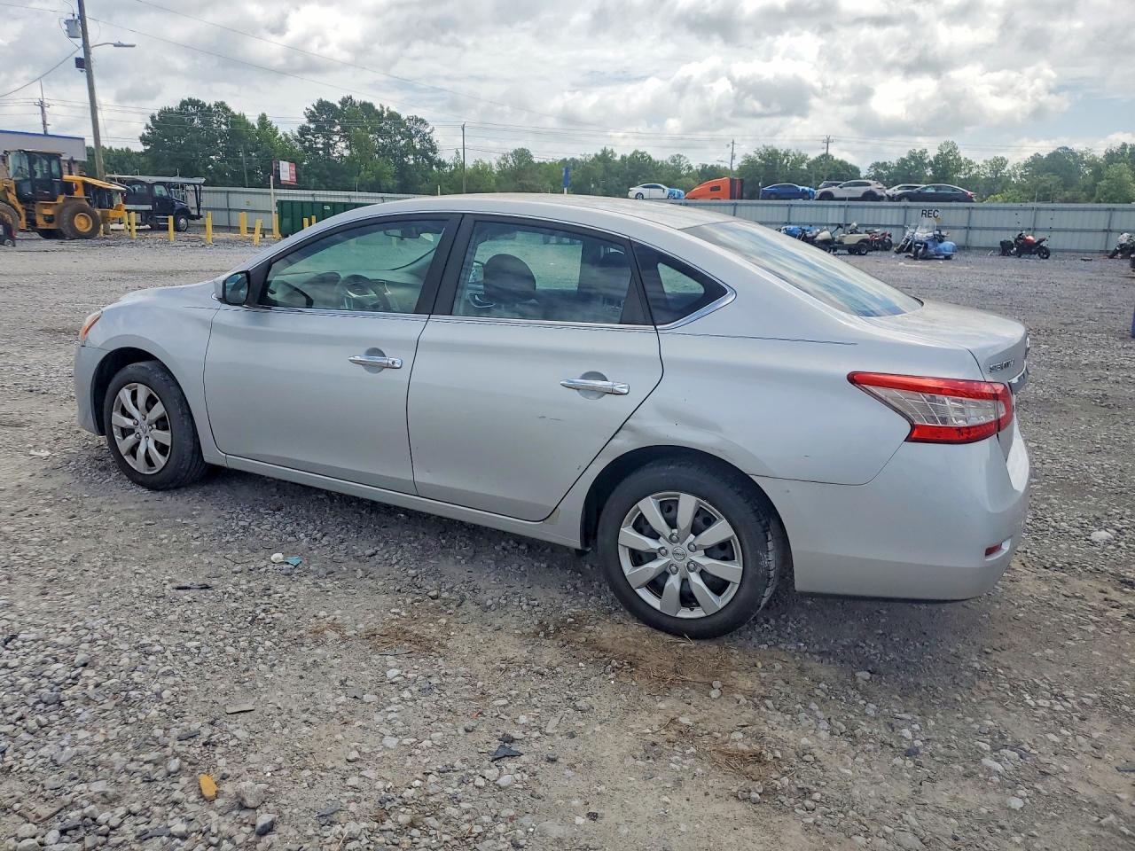 2014 Nissan Sentra S Silver vin: 3N1AB7AP9EY209580
