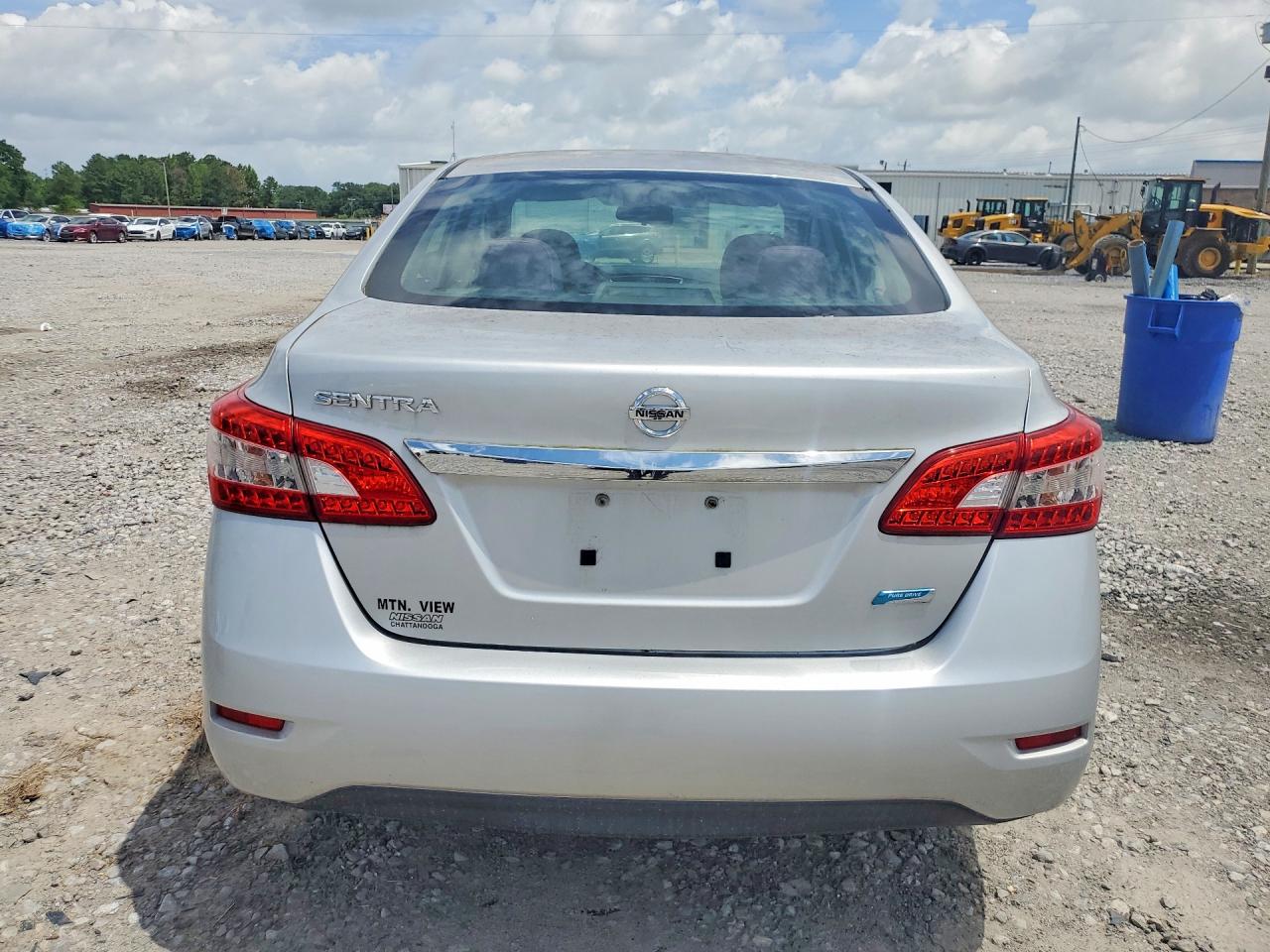 2014 Nissan Sentra S Silver vin: 3N1AB7AP9EY209580