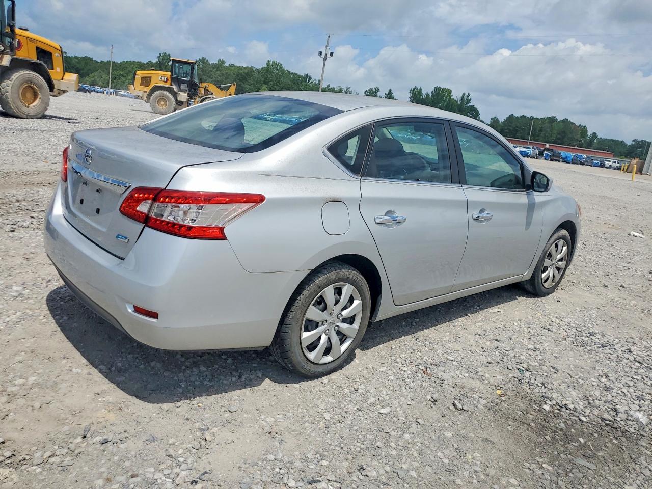 2014 Nissan Sentra S Silver vin: 3N1AB7AP9EY209580
