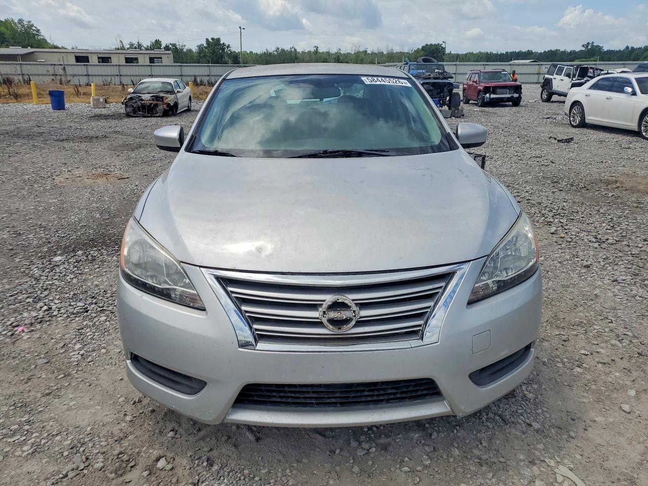 2014 Nissan Sentra S Silver vin: 3N1AB7AP9EY209580