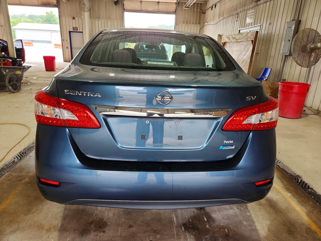 2014 Nissan Sentra S Blue vin: 3N1AB7AP9EY209773