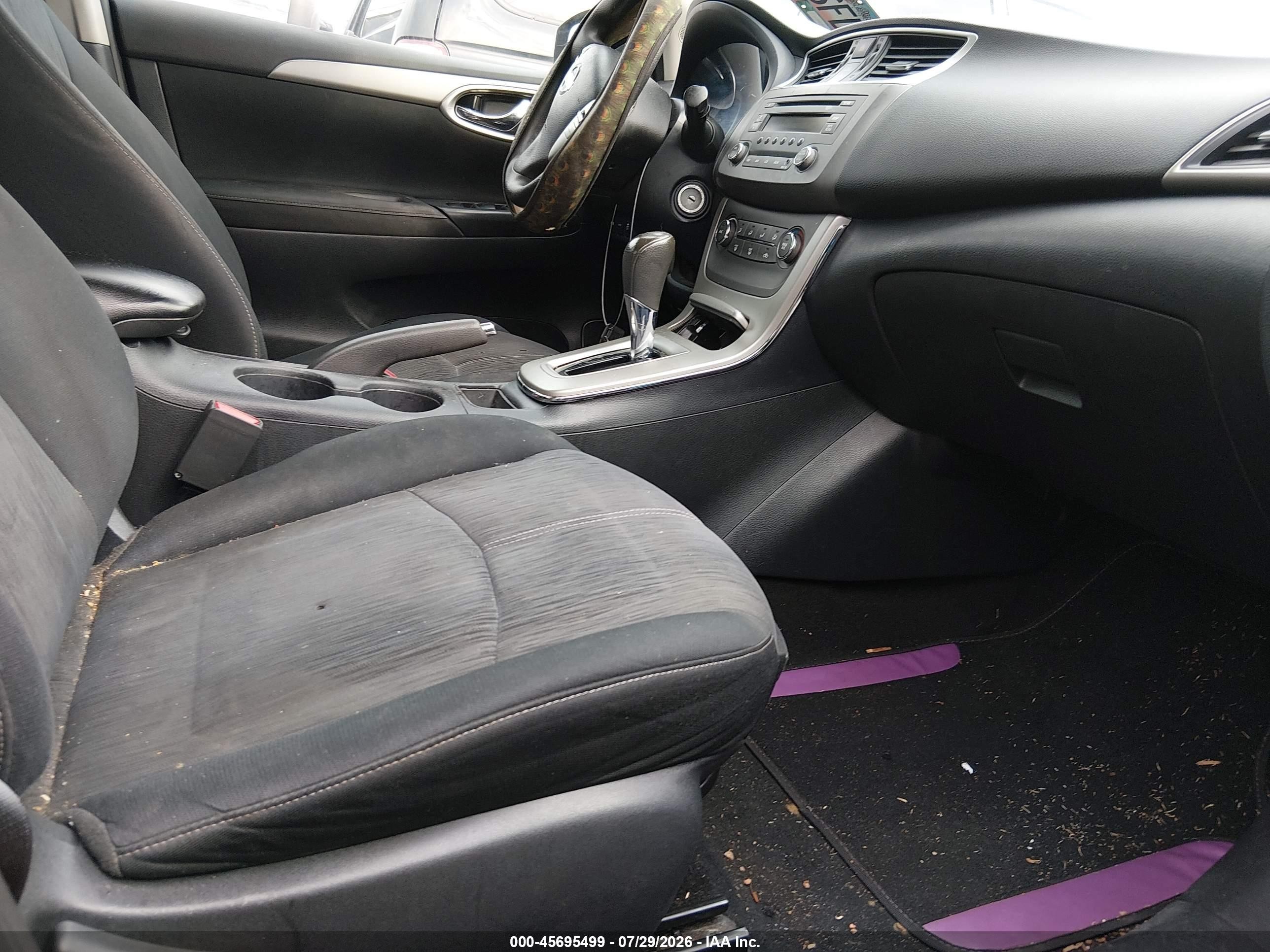 2014 Nissan Sentra Fe+ S/fe+ Sv/s/sl/sr/sv Gray vin: 3N1AB7AP9EY209787