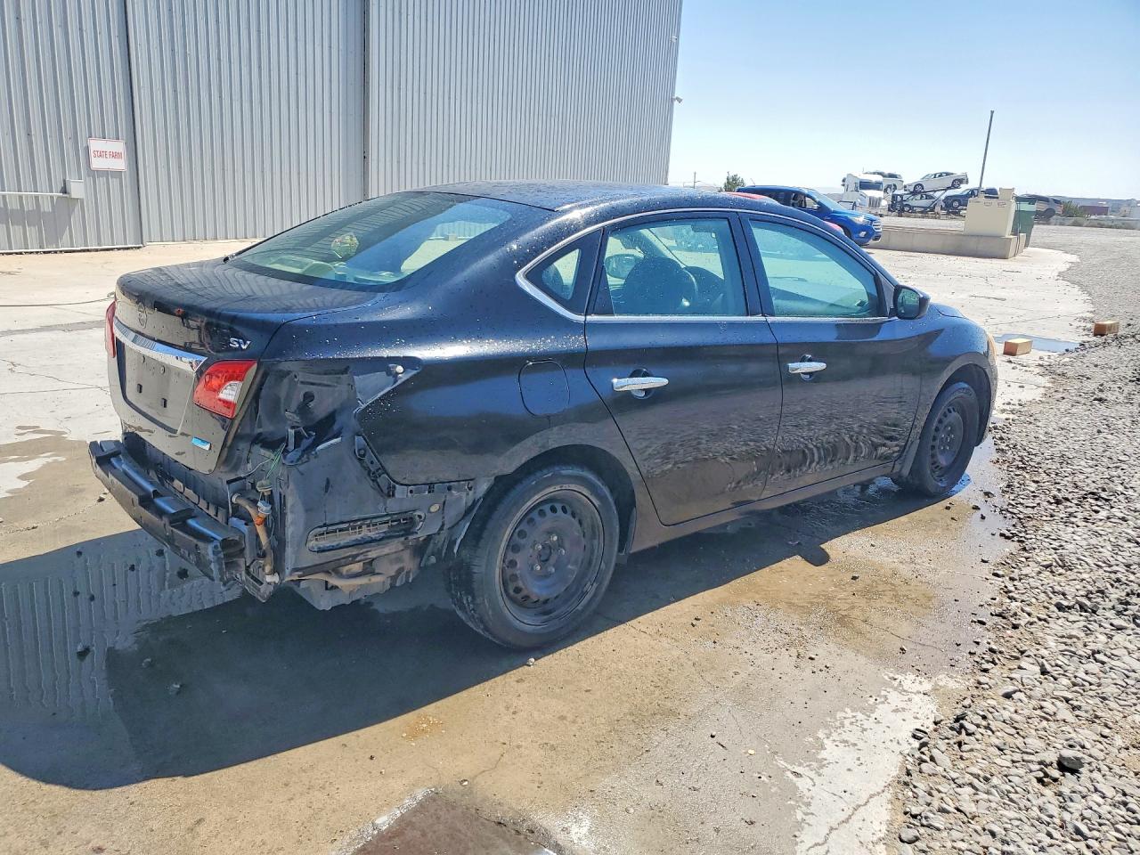 2014 Nissan Sentra Sv Black vin: 3N1AB7AP9EY213502