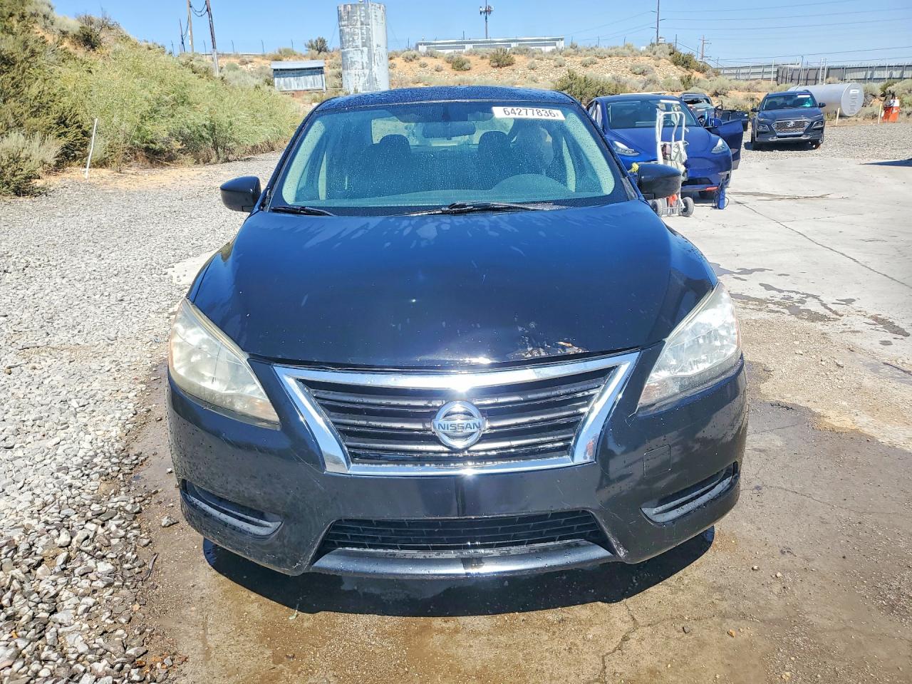 2014 Nissan Sentra Sv Black vin: 3N1AB7AP9EY213502