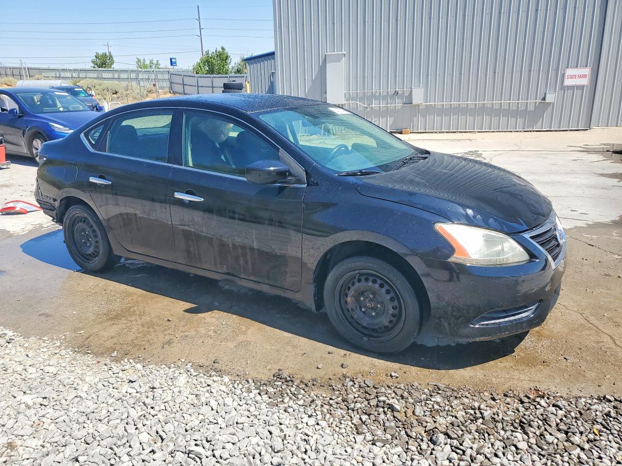 2014 Nissan Sentra Sv Black vin: 3N1AB7AP9EY213502