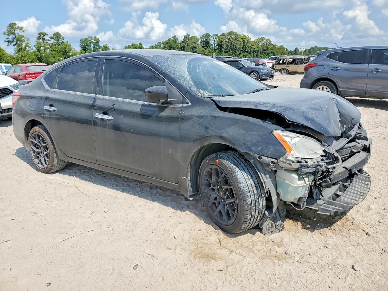 2014 Nissan Sentra Sv Black vin: 3N1AB7AP9EY216688