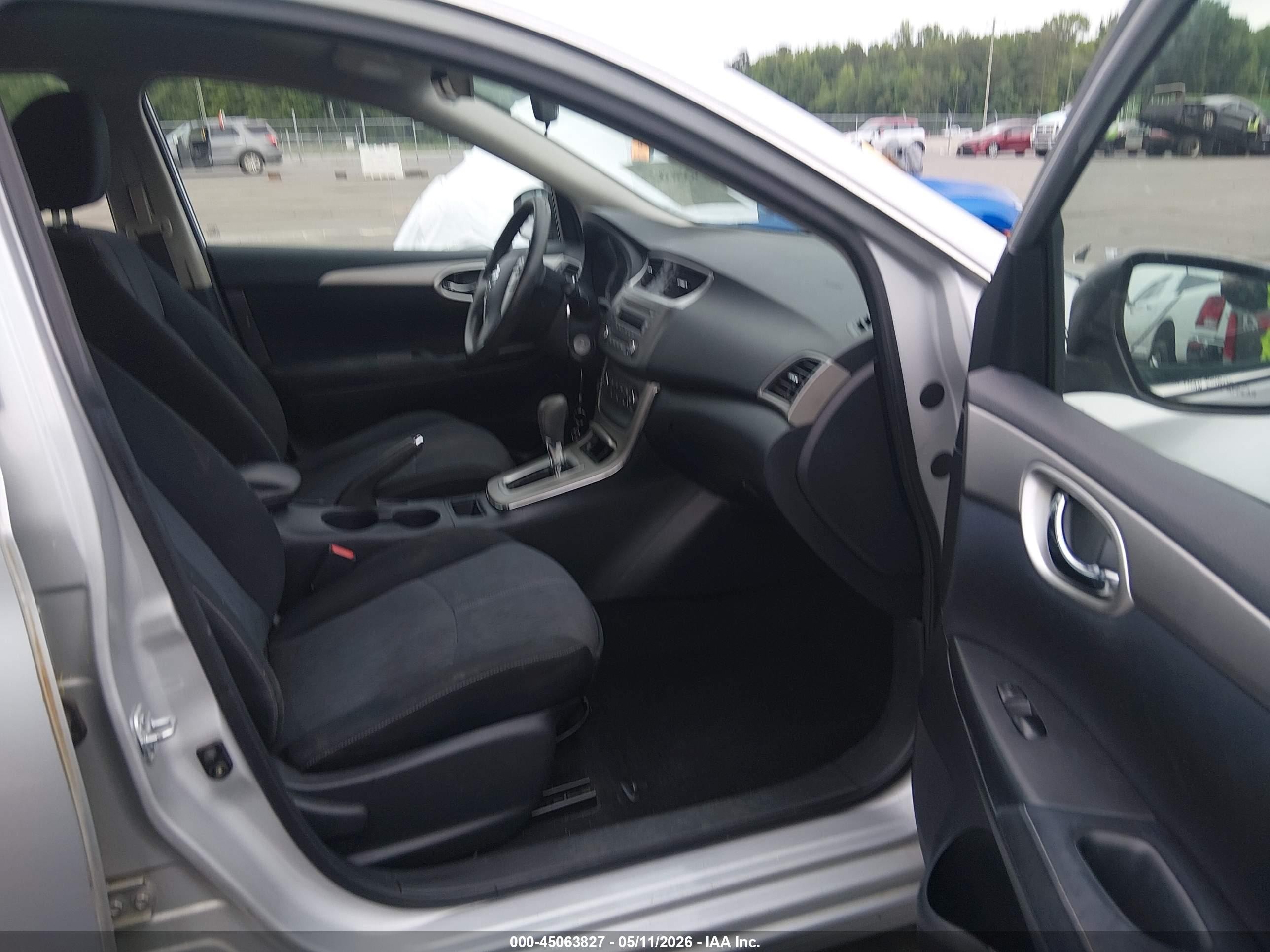 2014 Nissan Sentra Fe+ S/fe+ Sv/s/sl/sr/sv Silver vin: 3N1AB7AP9EY217727