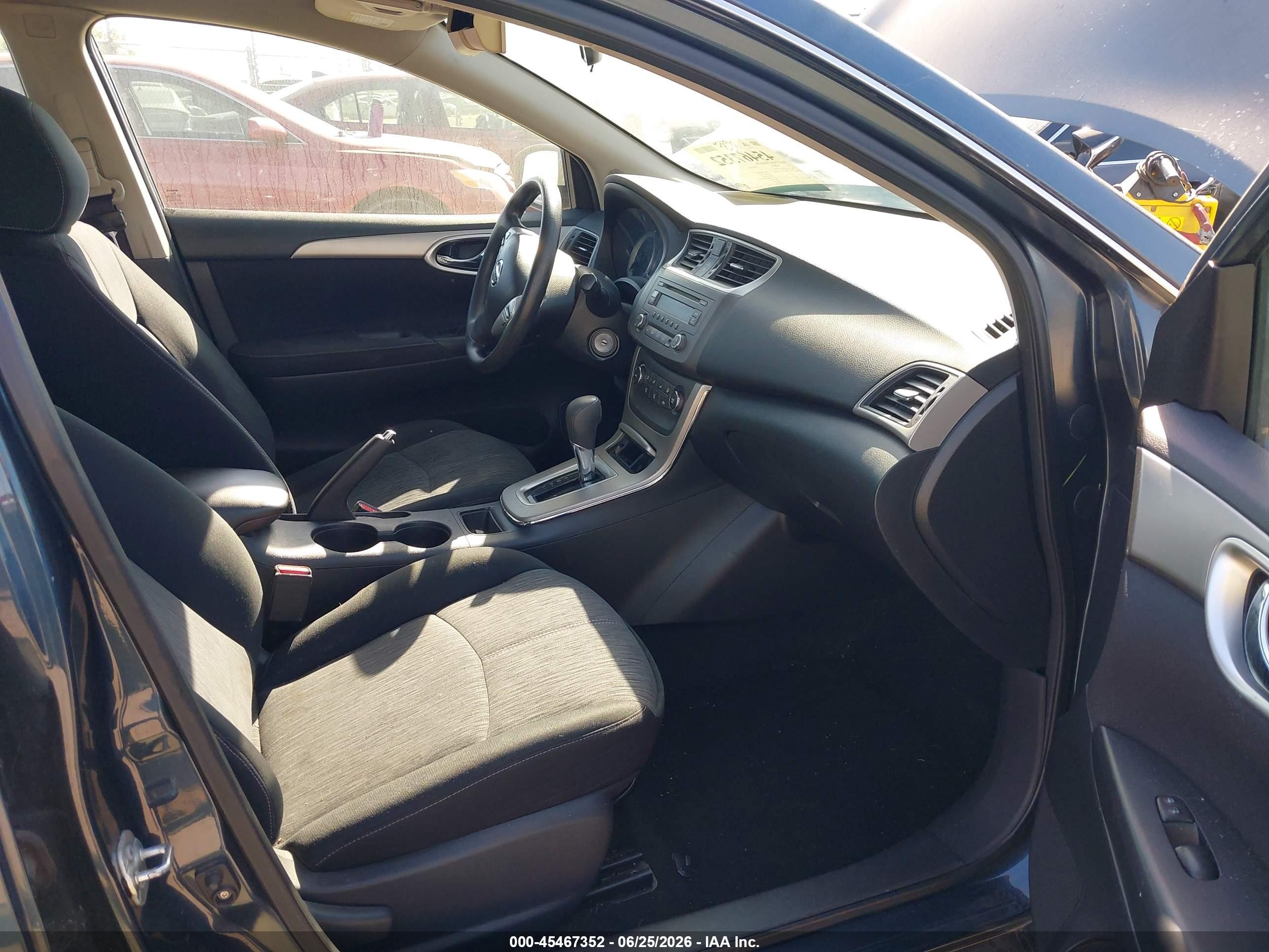 2014 Nissan Sentra Sv Dark Blue vin: 3N1AB7AP9EY221065