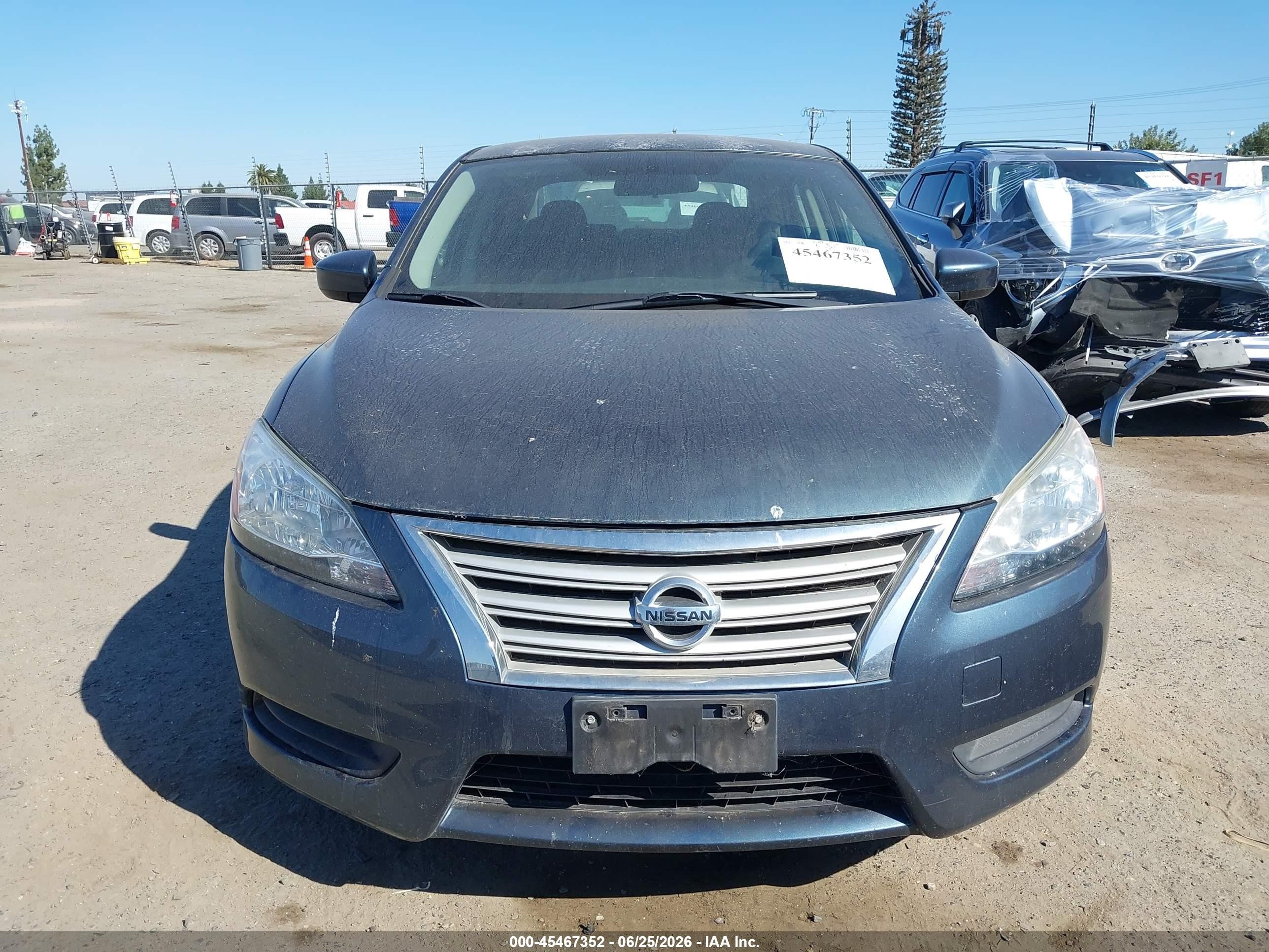 2014 Nissan Sentra Sv Dark Blue vin: 3N1AB7AP9EY221065