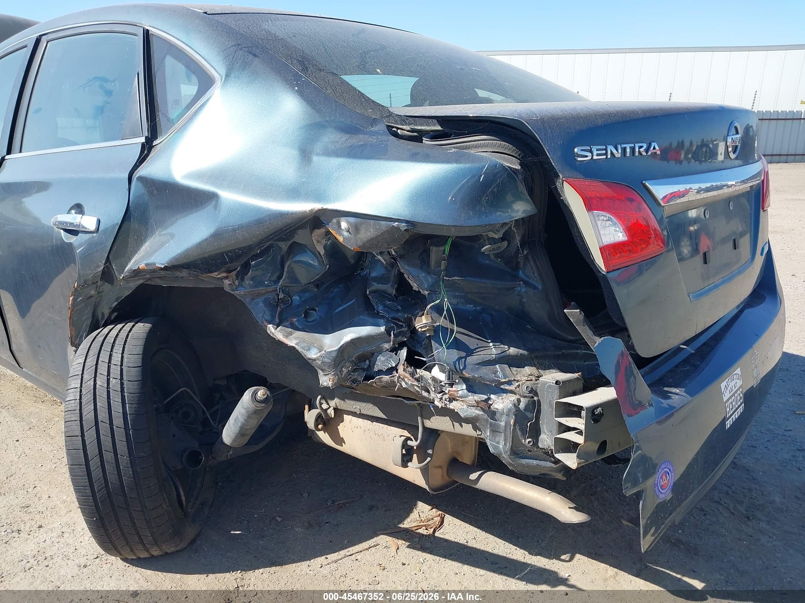 2014 Nissan Sentra Sv Dark Blue vin: 3N1AB7AP9EY221065