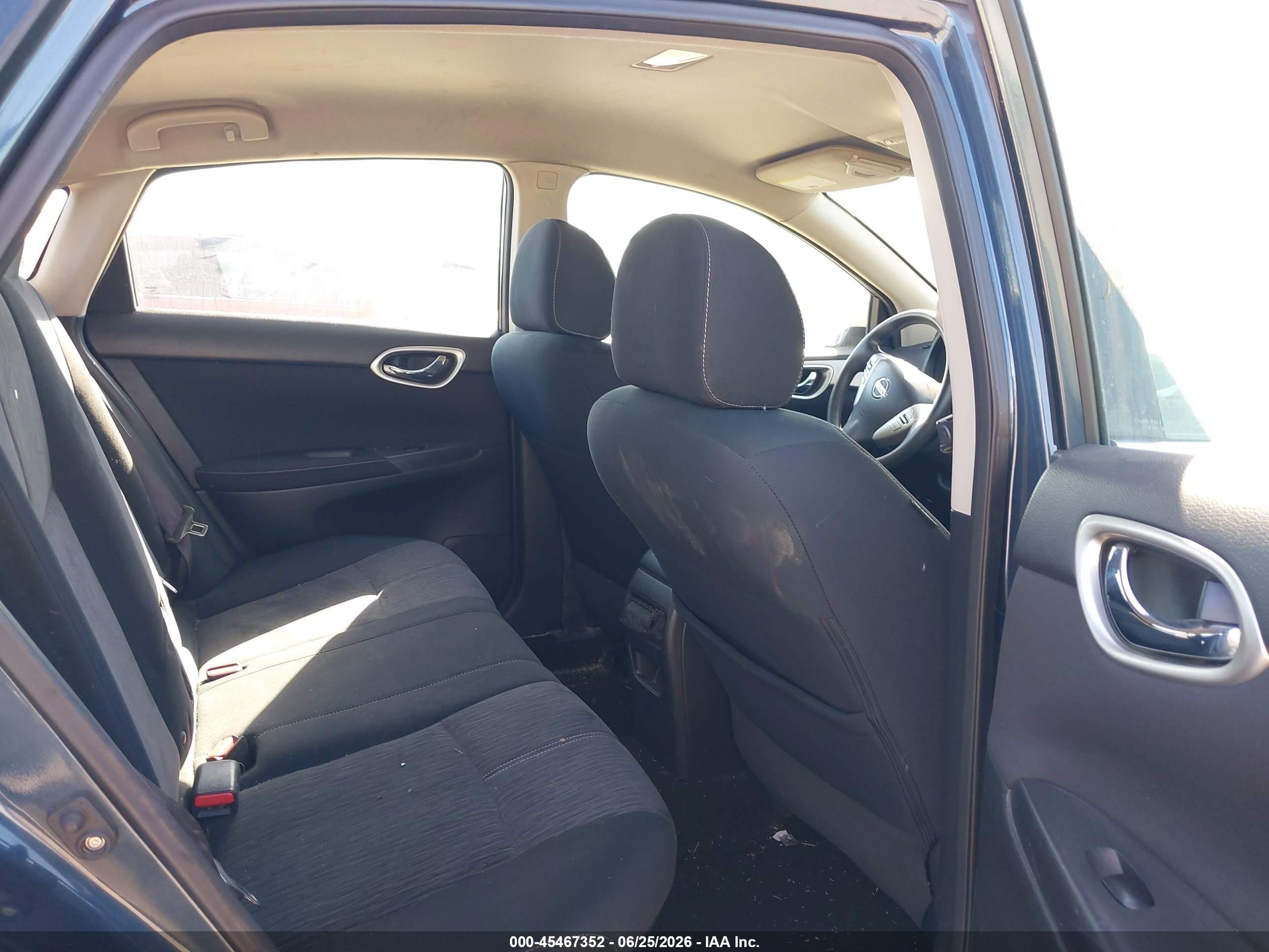 2014 Nissan Sentra Sv Dark Blue vin: 3N1AB7AP9EY221065