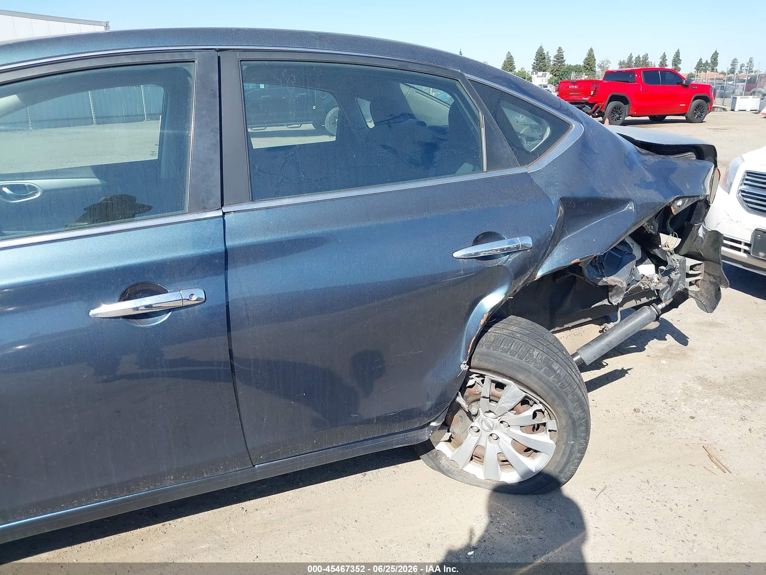 2014 Nissan Sentra Sv Dark Blue vin: 3N1AB7AP9EY221065