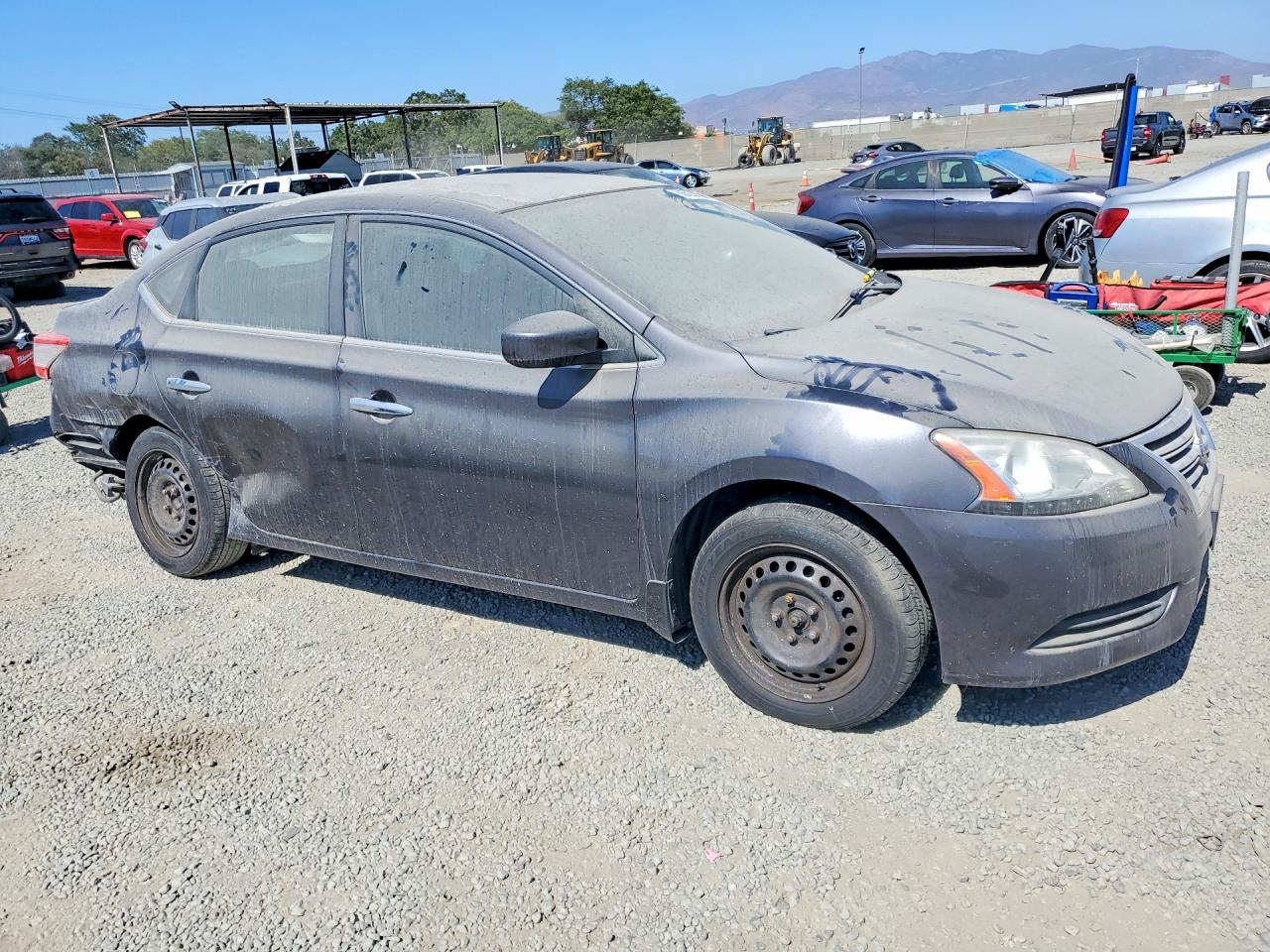 2014 Nissan Sentra Sv Charcoal vin: 3N1AB7AP9EY231806