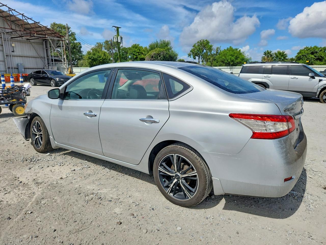 2014 Nissan Sentra Sv Silver vin: 3N1AB7AP9EY236682