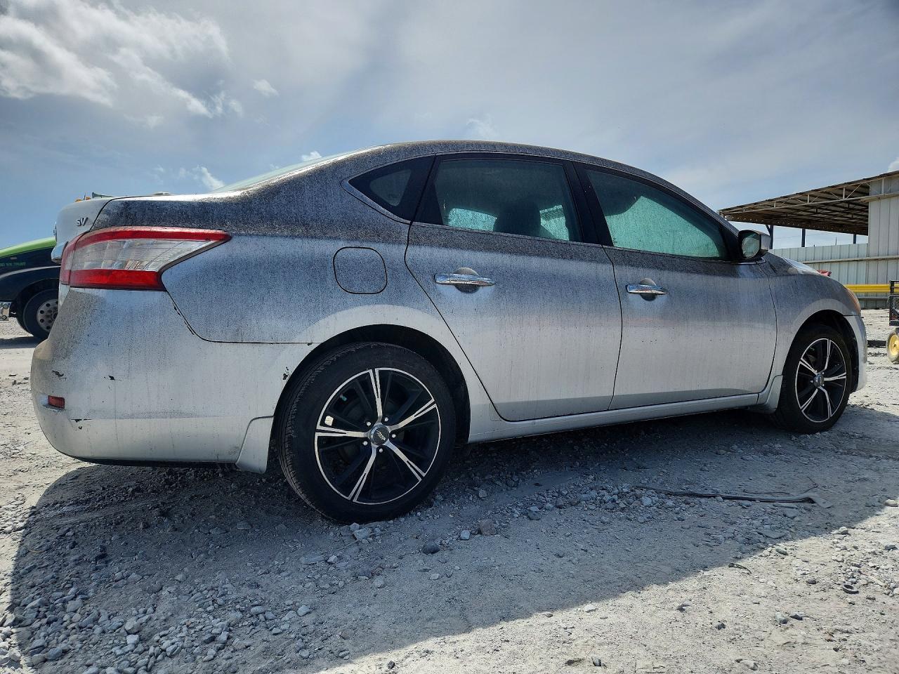 2014 Nissan Sentra Sv Silver vin: 3N1AB7AP9EY236682
