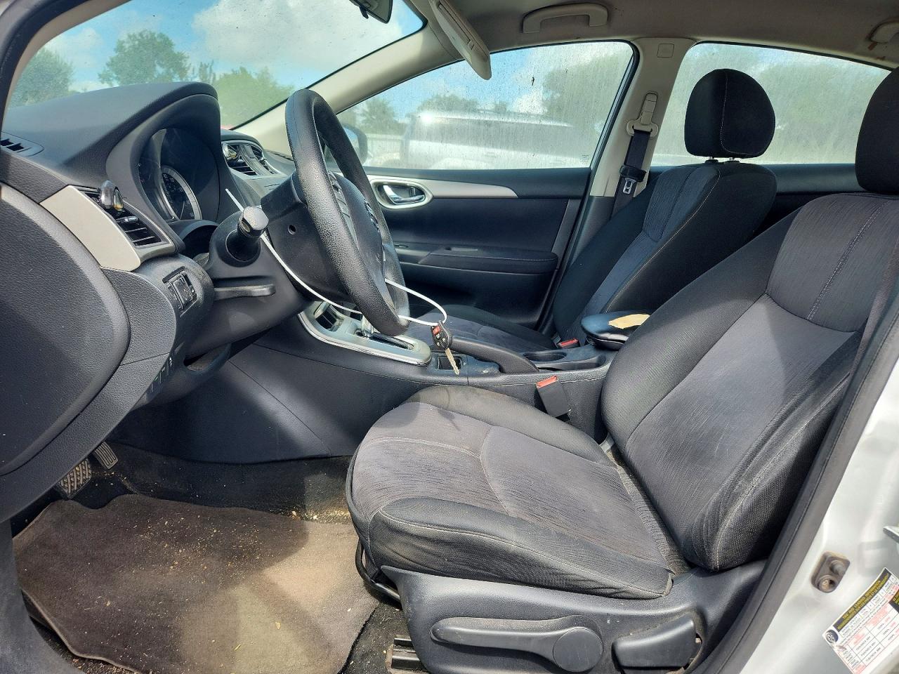 2014 Nissan Sentra Sv Silver vin: 3N1AB7AP9EY236682