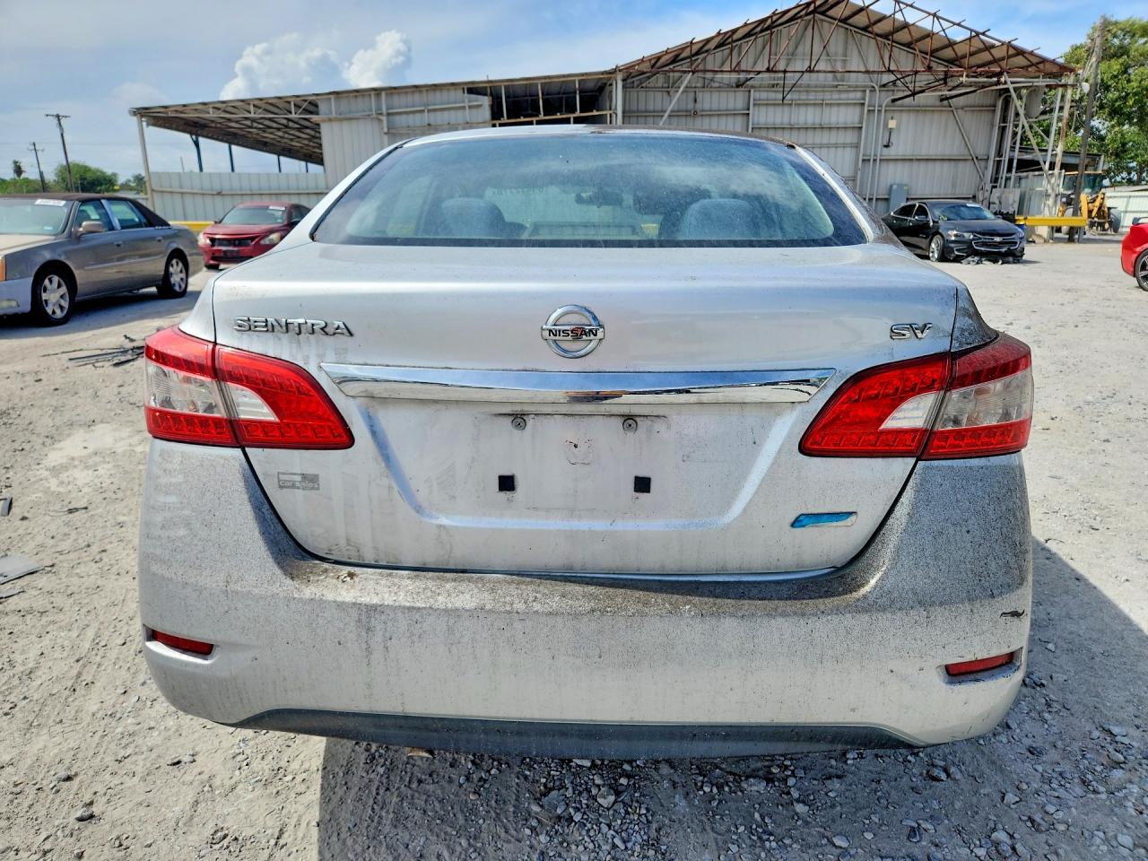 2014 Nissan Sentra Sv Silver vin: 3N1AB7AP9EY236682