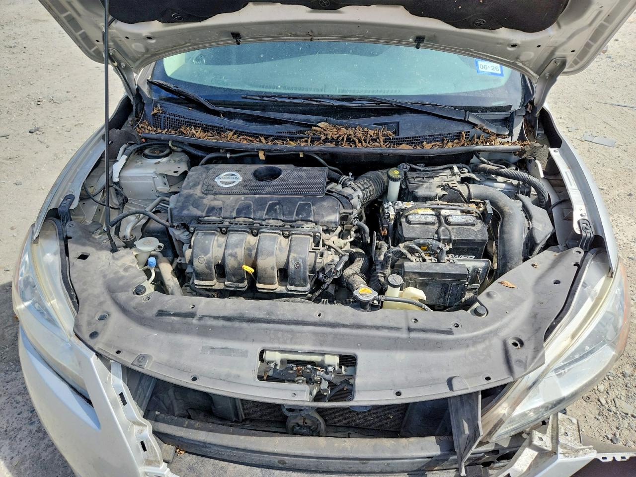 2014 Nissan Sentra Sv Silver vin: 3N1AB7AP9EY236682
