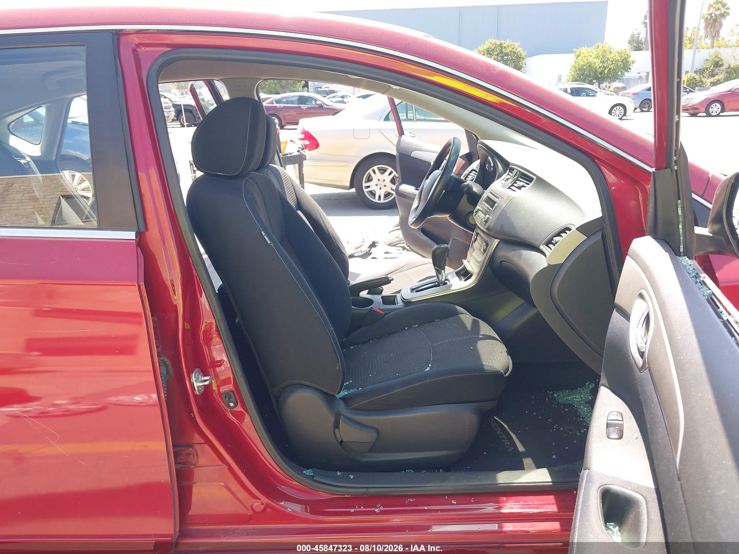 2014 Nissan Sentra S Red vin: 3N1AB7AP9EY242076