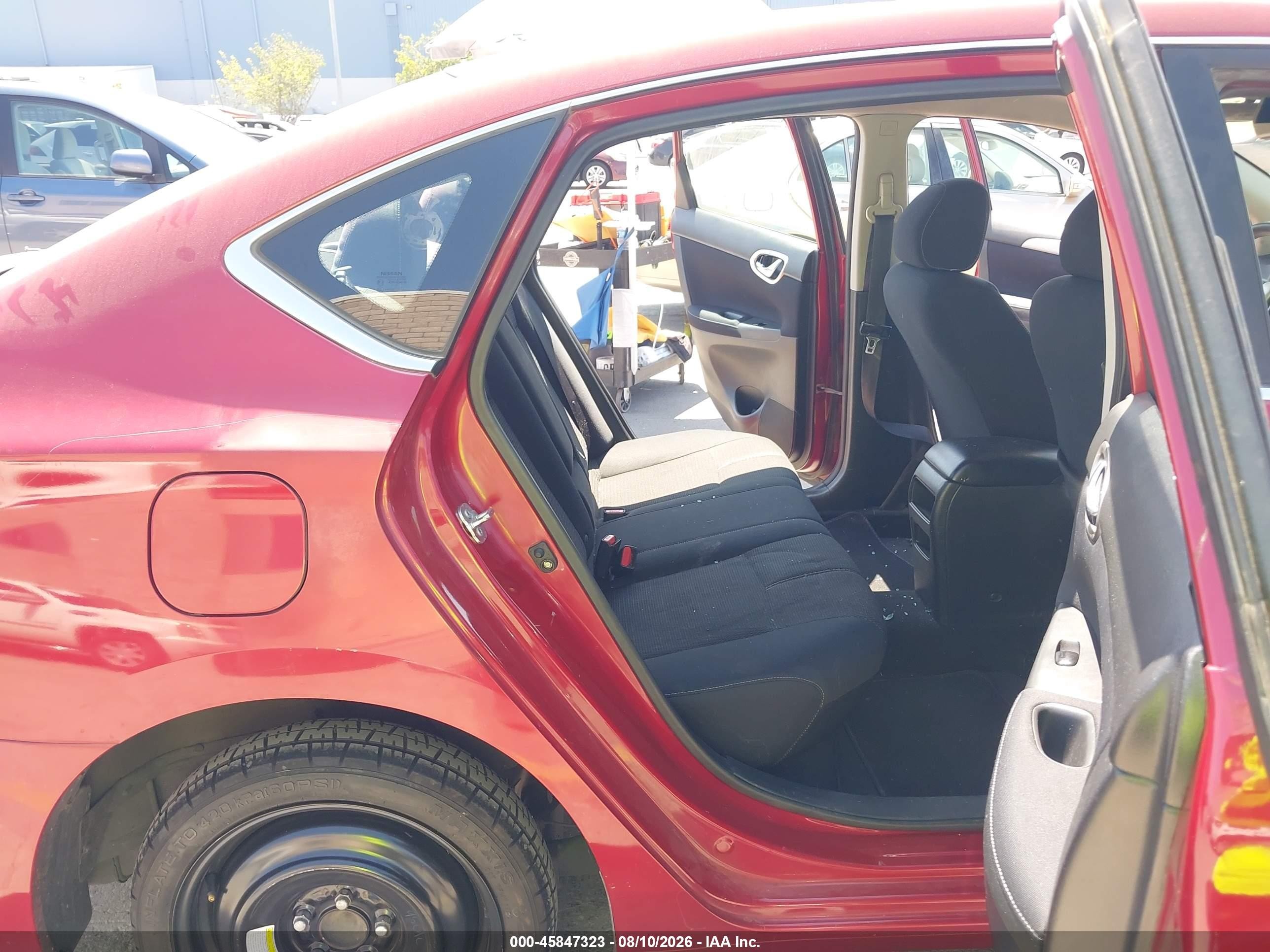 2014 Nissan Sentra S Red vin: 3N1AB7AP9EY242076