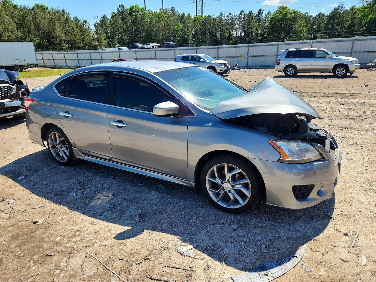 2014 Nissan Sentra Sr Серый vin: 3N1AB7AP9EY246581