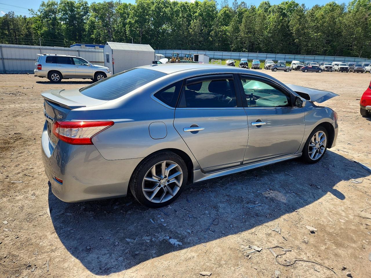 2014 Nissan Sentra Sr Серый vin: 3N1AB7AP9EY246581