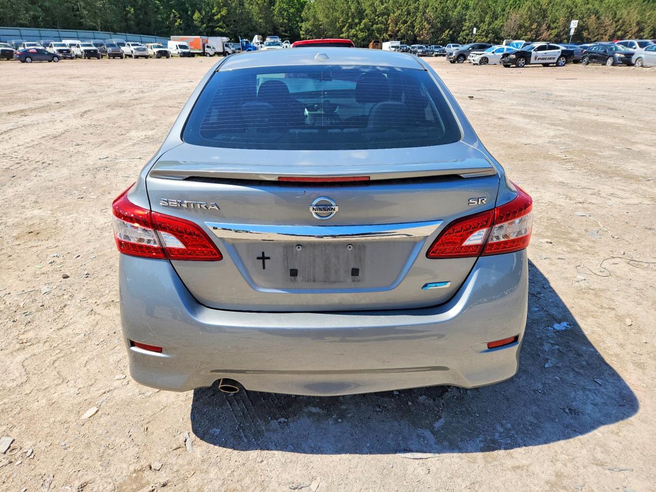 2014 Nissan Sentra Sr Серый vin: 3N1AB7AP9EY246581