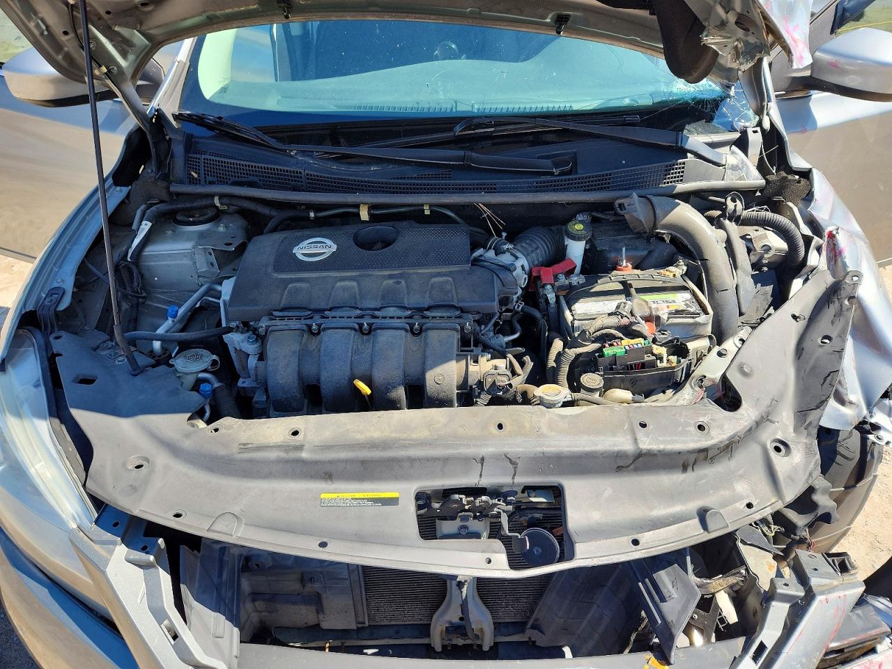 2014 Nissan Sentra Sr Серый vin: 3N1AB7AP9EY246581