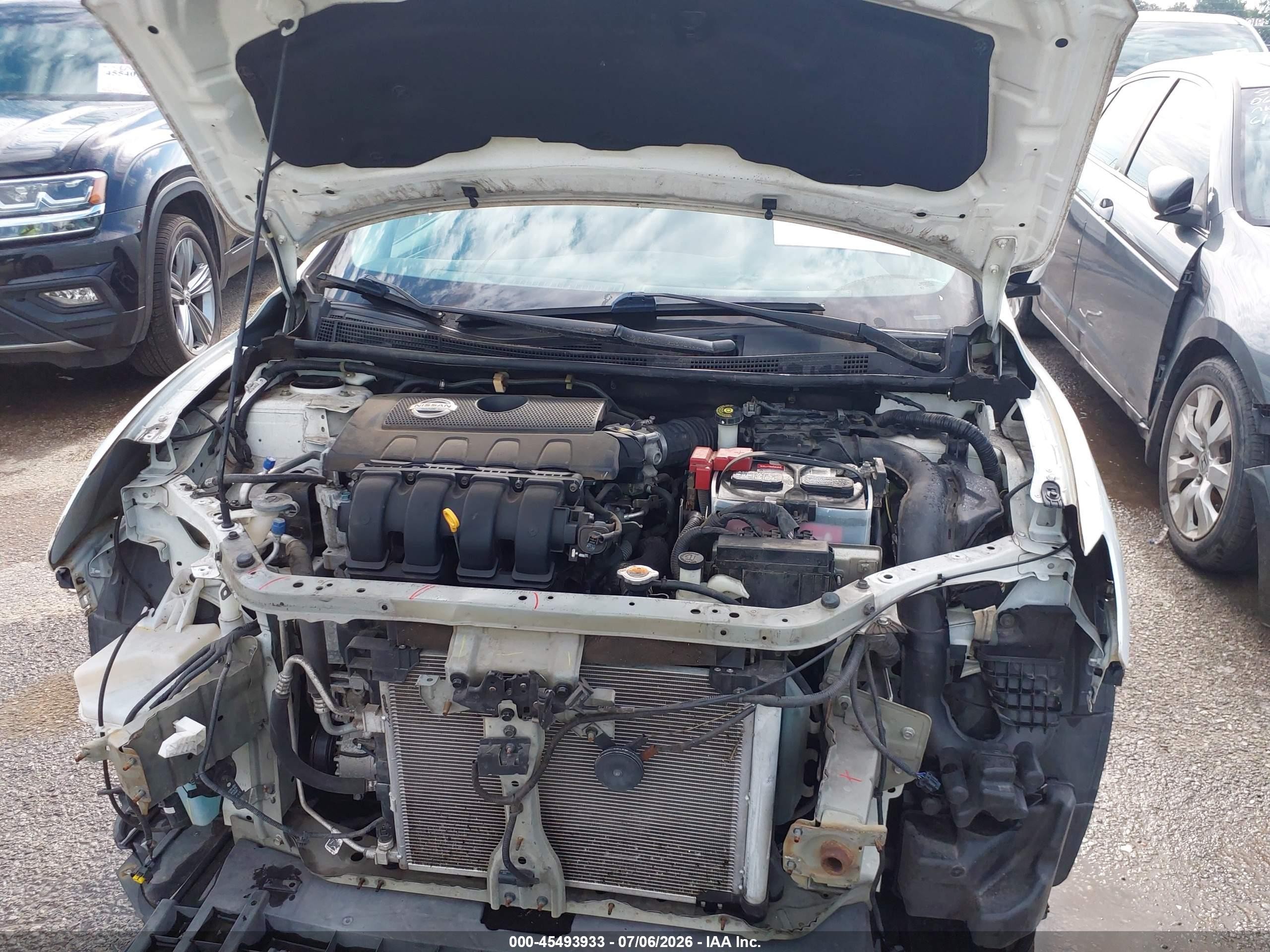 2014 Nissan Sentra Sr White vin: 3N1AB7AP9EY247651