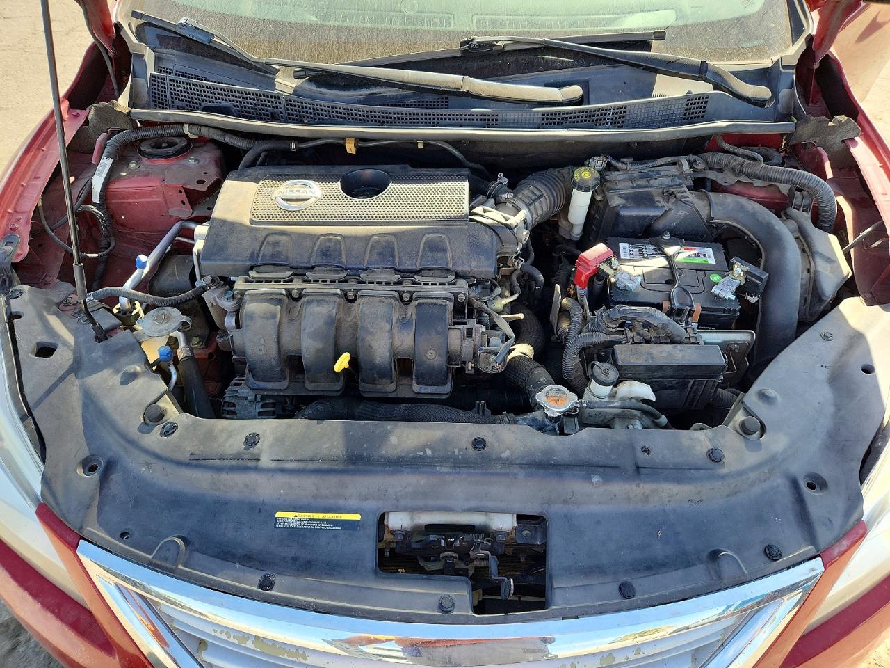 2014 Nissan Sentra Sv Burgundy vin: 3N1AB7AP9EY259010