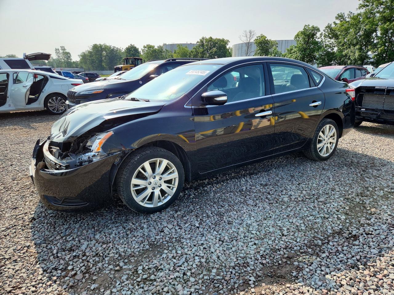 2014 Nissan Sentra Sl Black vin: 3N1AB7AP9EY262537