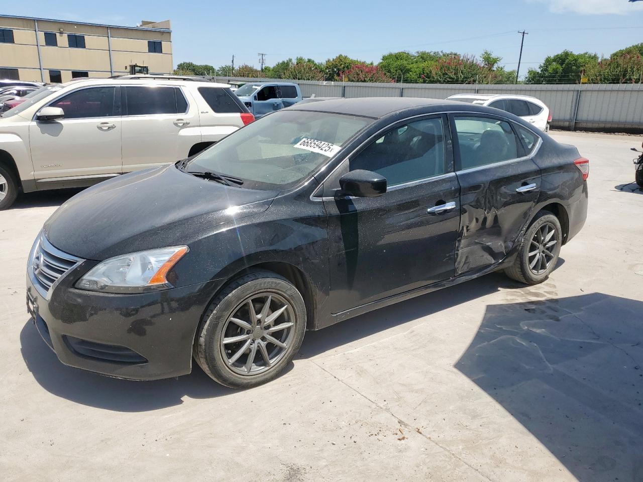 2014 Nissan Sentra S Black vin: 3N1AB7AP9EY269830