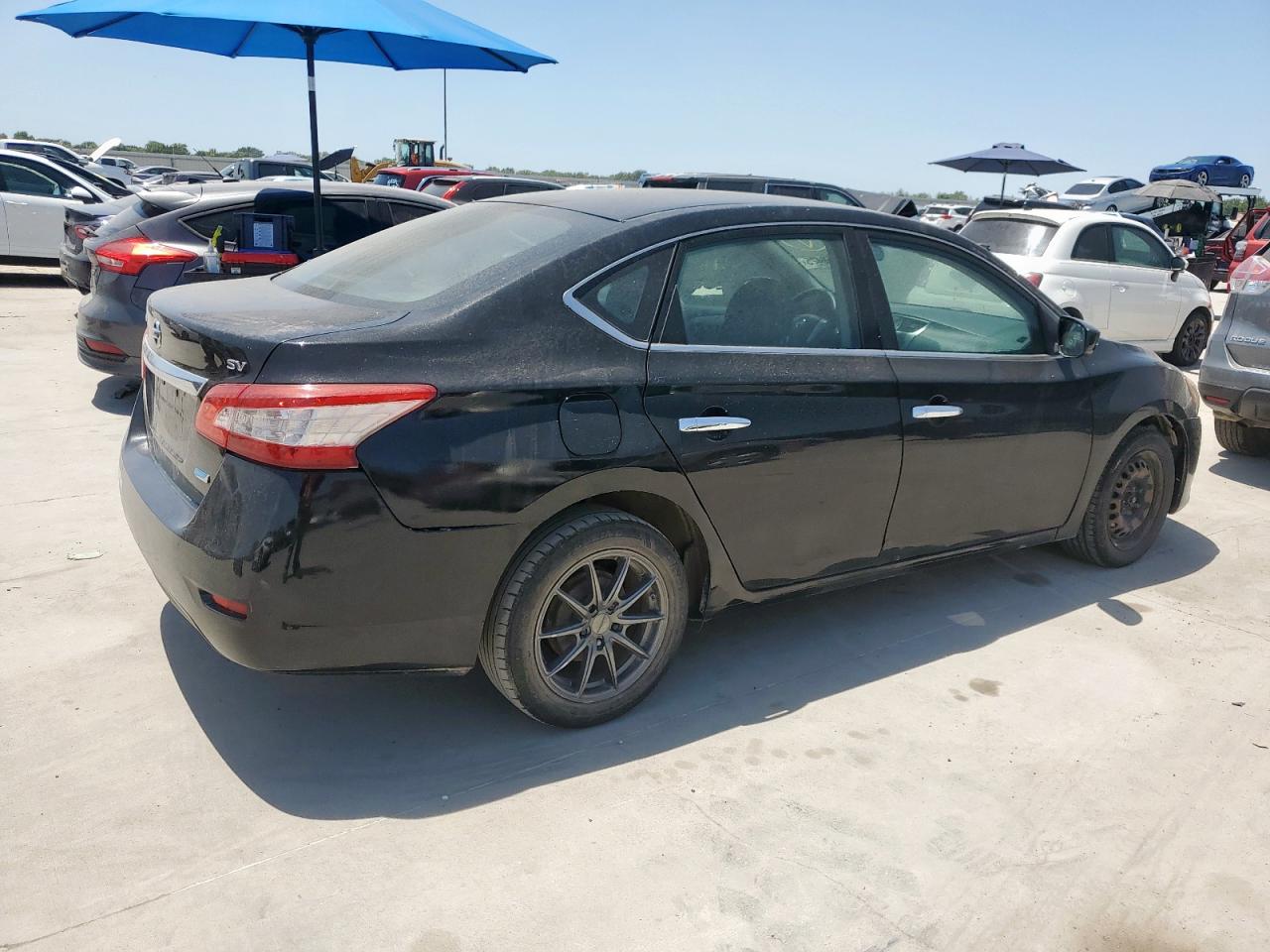 2014 Nissan Sentra S Black vin: 3N1AB7AP9EY269830