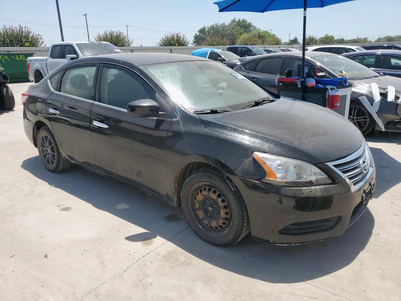 2014 Nissan Sentra S Black vin: 3N1AB7AP9EY269830