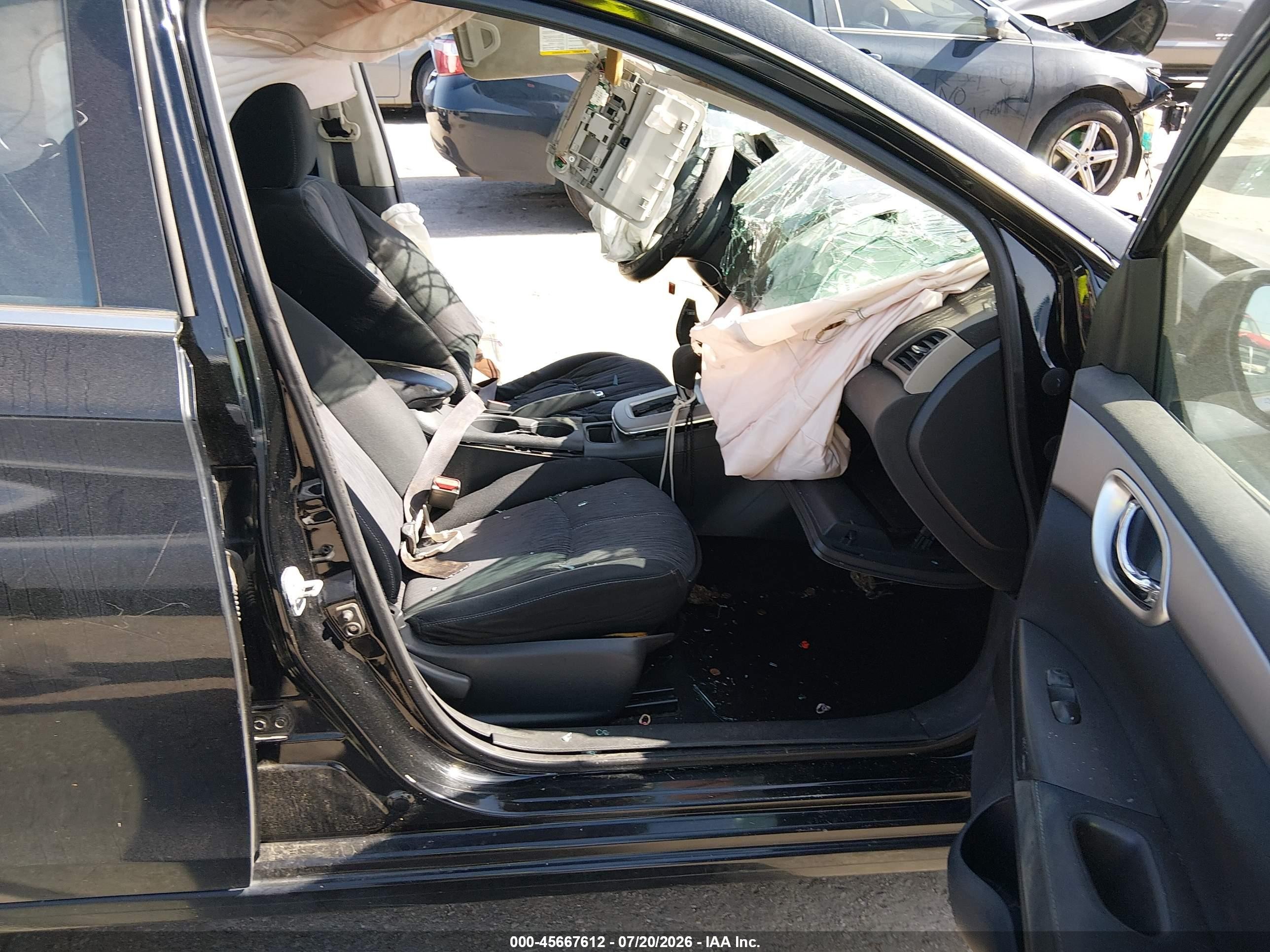 2014 Nissan Sentra Fe+ S/fe+ Sv/s/sl/sr/sv Black vin: 3N1AB7AP9EY269973