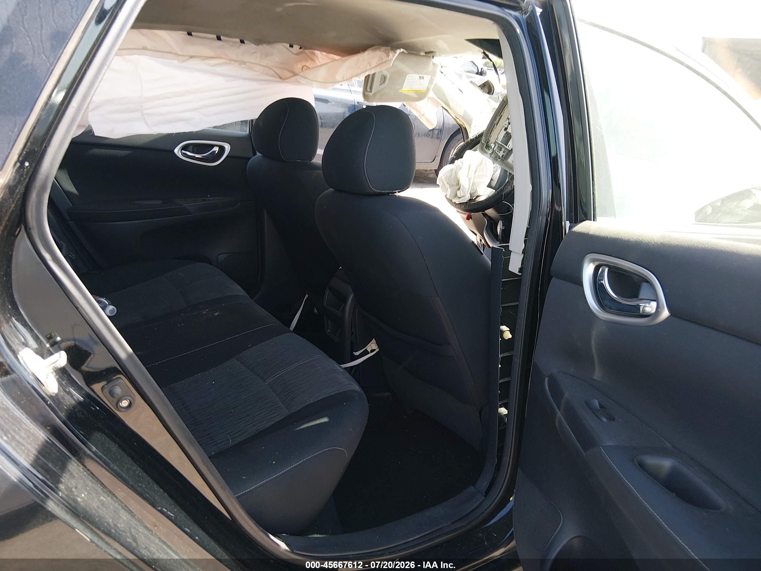 2014 Nissan Sentra Fe+ S/fe+ Sv/s/sl/sr/sv Black vin: 3N1AB7AP9EY269973