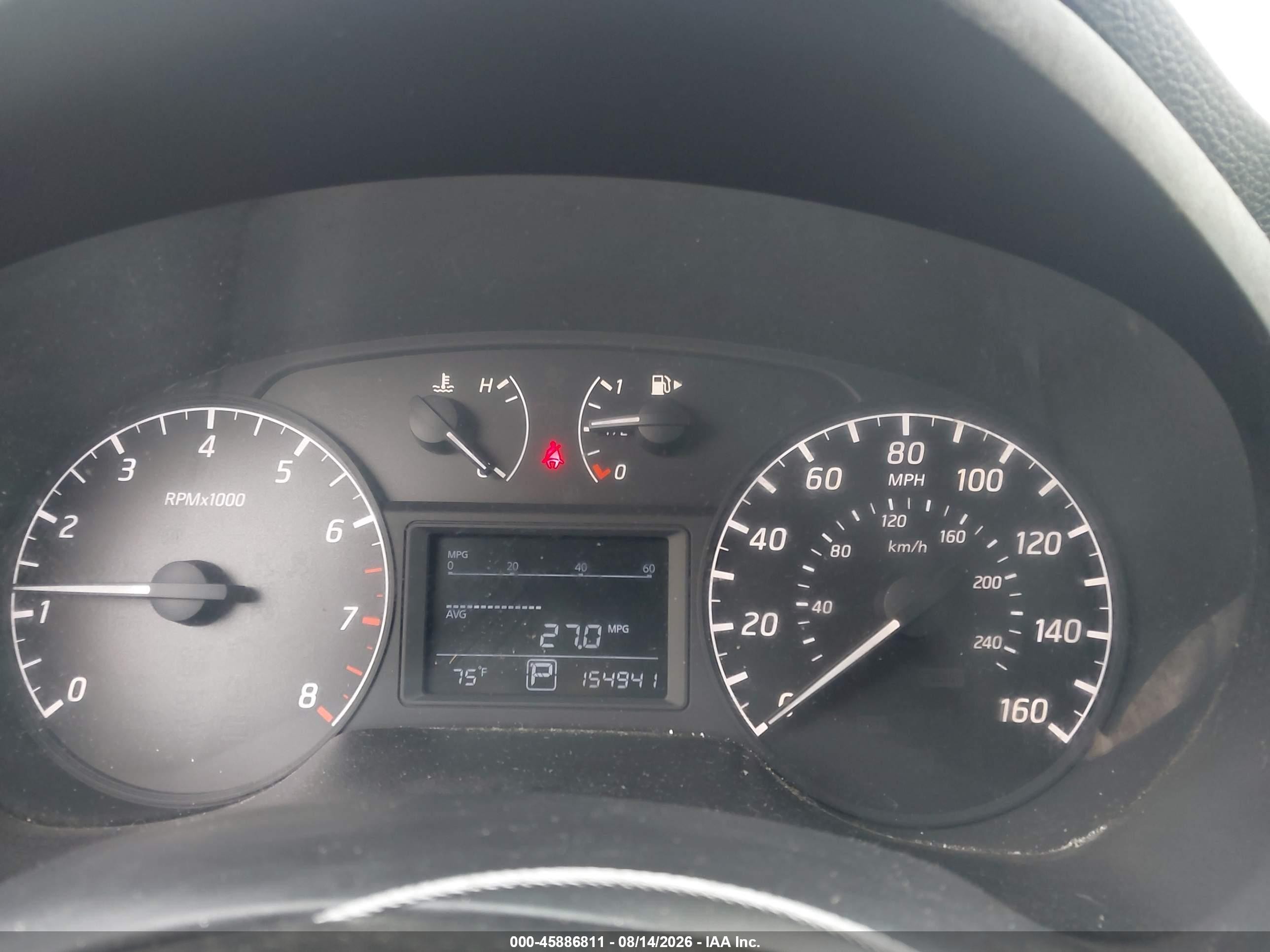 2014 Nissan Sentra S Gray vin: 3N1AB7AP9EY272890