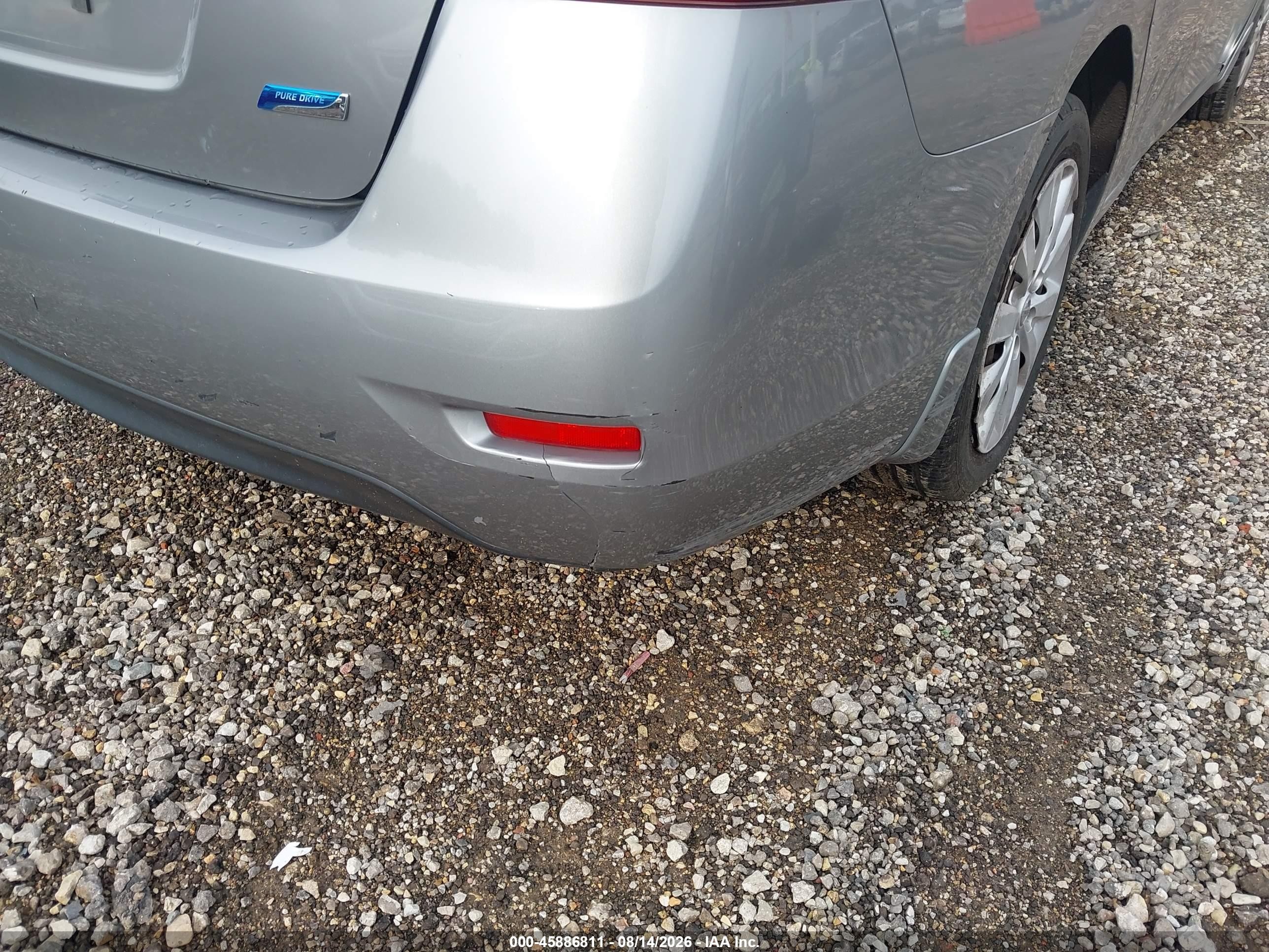 2014 Nissan Sentra S Gray vin: 3N1AB7AP9EY272890