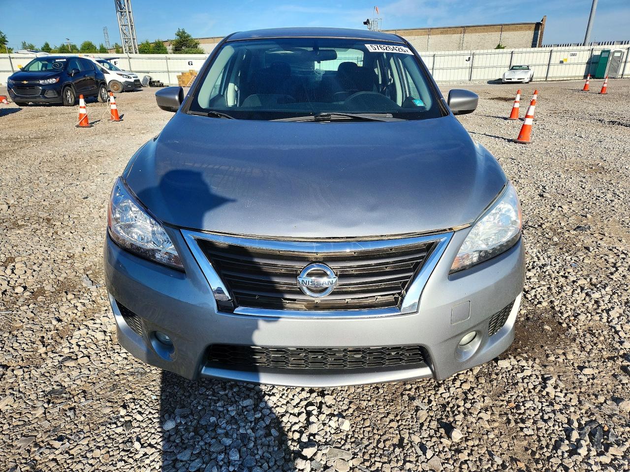 2014 Nissan Sentra Sr Silver vin: 3N1AB7AP9EY279600