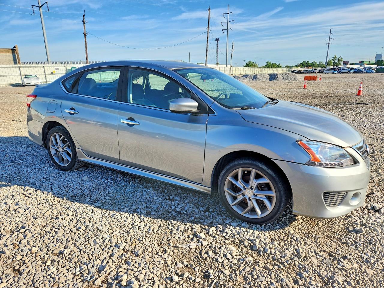 2014 Nissan Sentra Sr Silver vin: 3N1AB7AP9EY279600