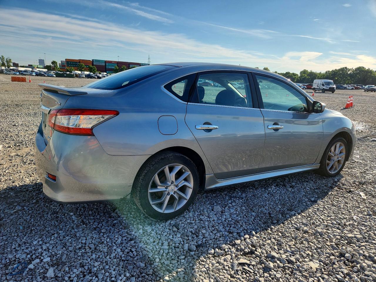 2014 Nissan Sentra Sr Silver vin: 3N1AB7AP9EY279600