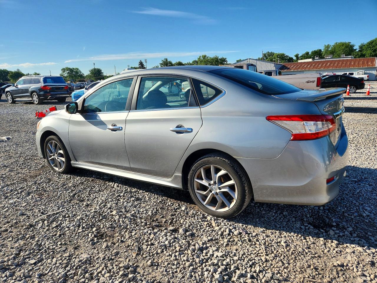 2014 Nissan Sentra Sr Silver vin: 3N1AB7AP9EY279600